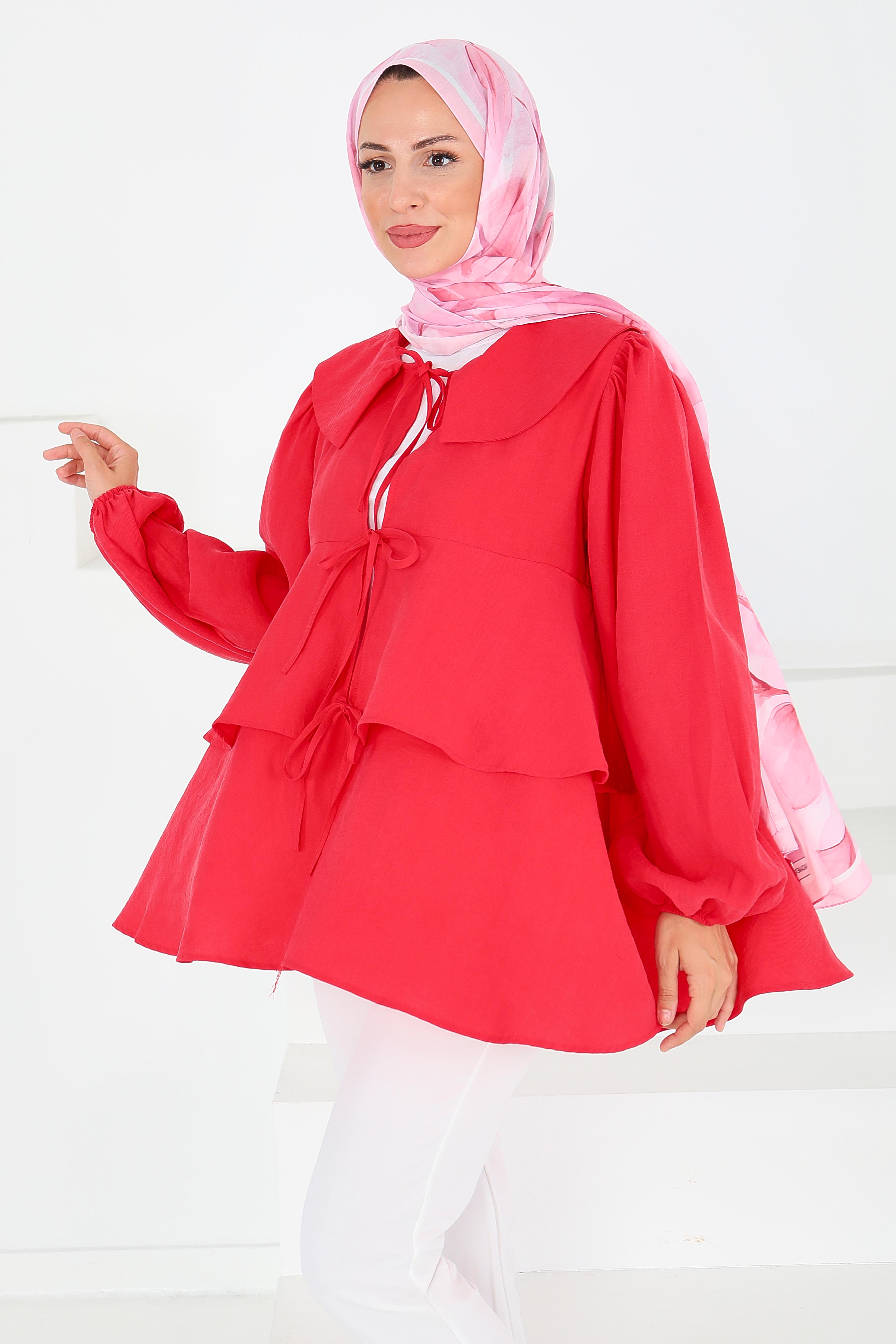 Bağlamalı Gömlek - 27549 - 5