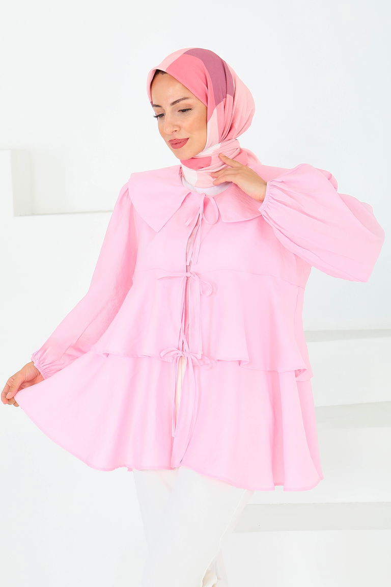 Bağlamalı Gömlek - 27549 - TOFİSA