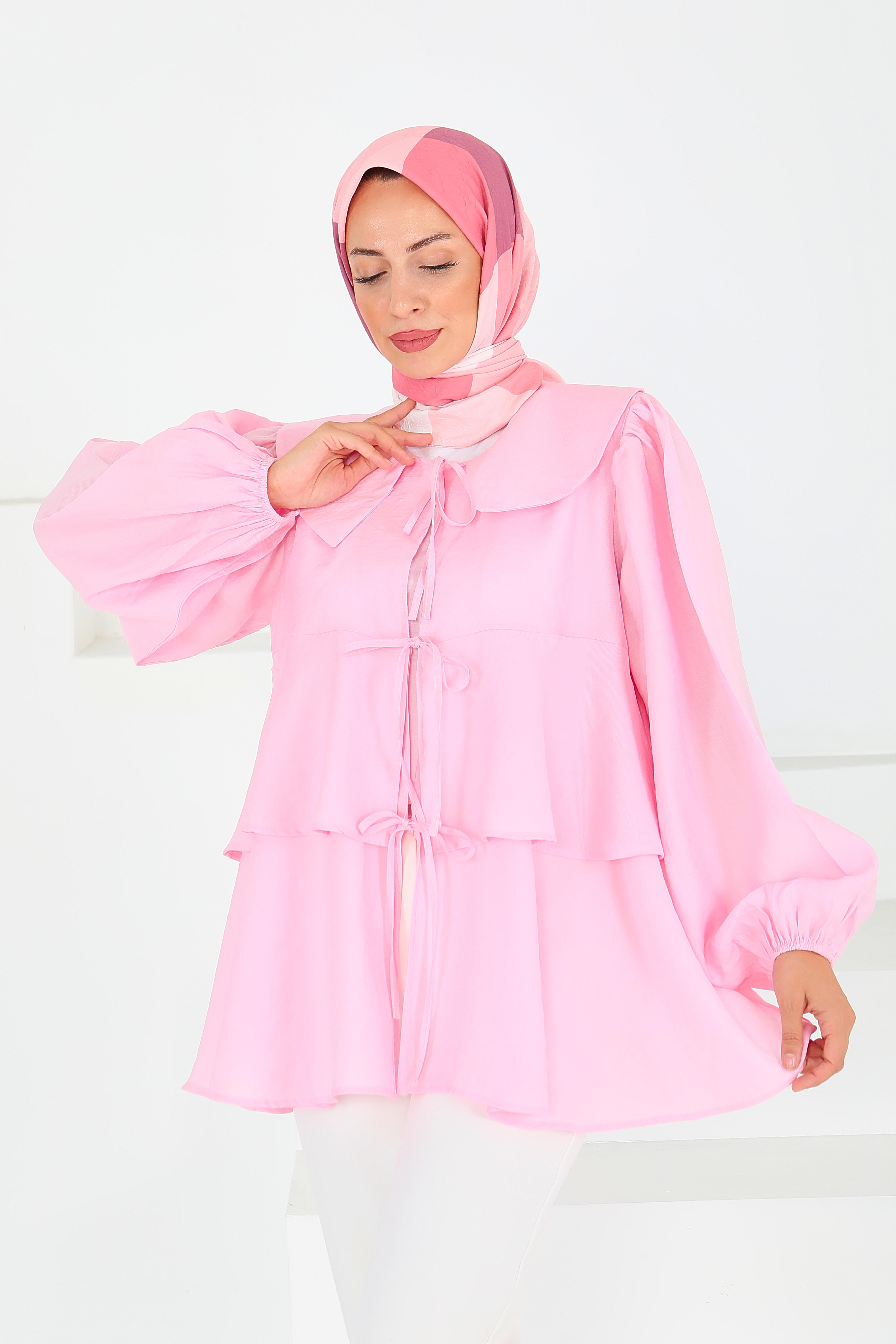 Bağlamalı Gömlek - 27549 - 3