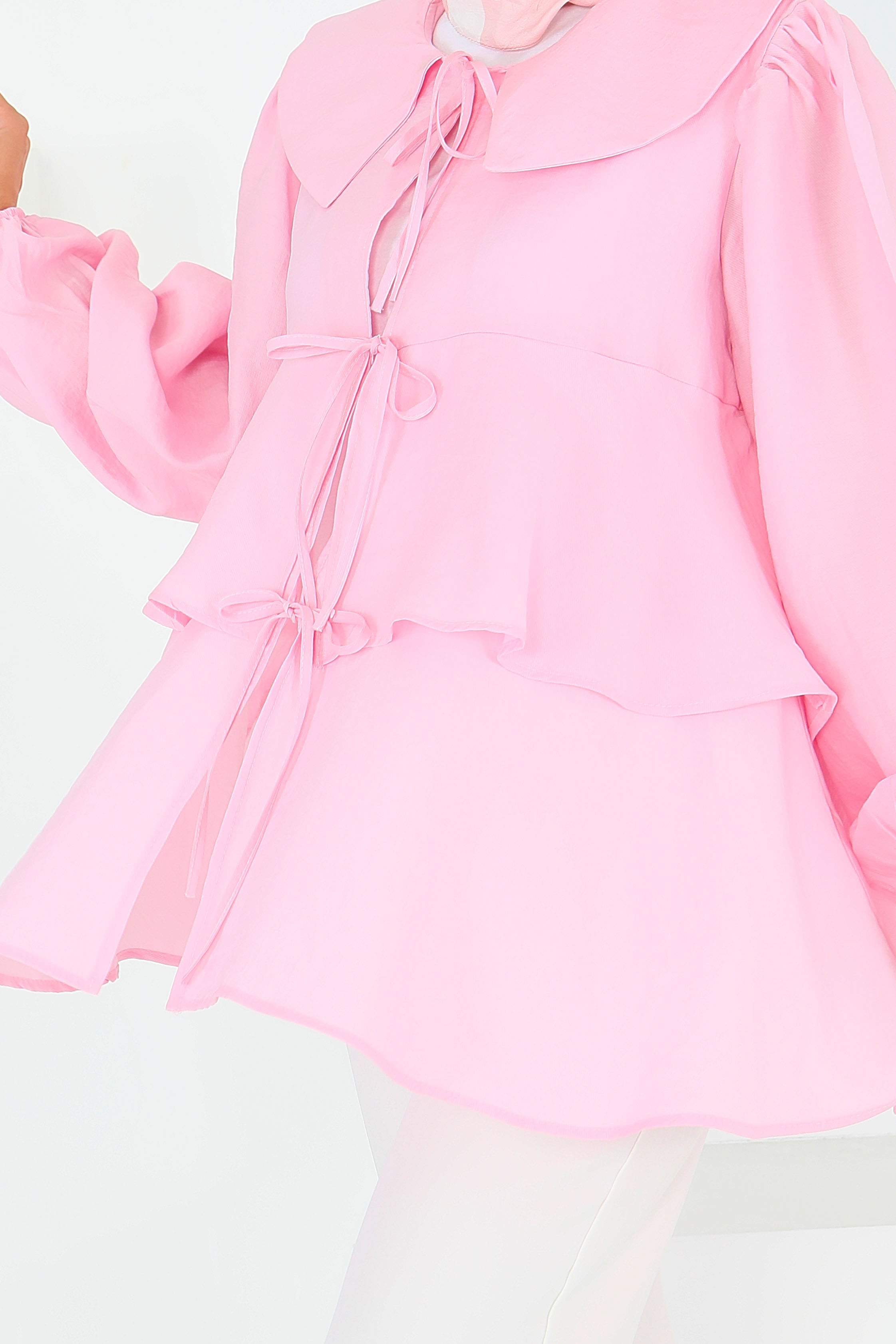 Bağlamalı Gömlek - 27549 - 4