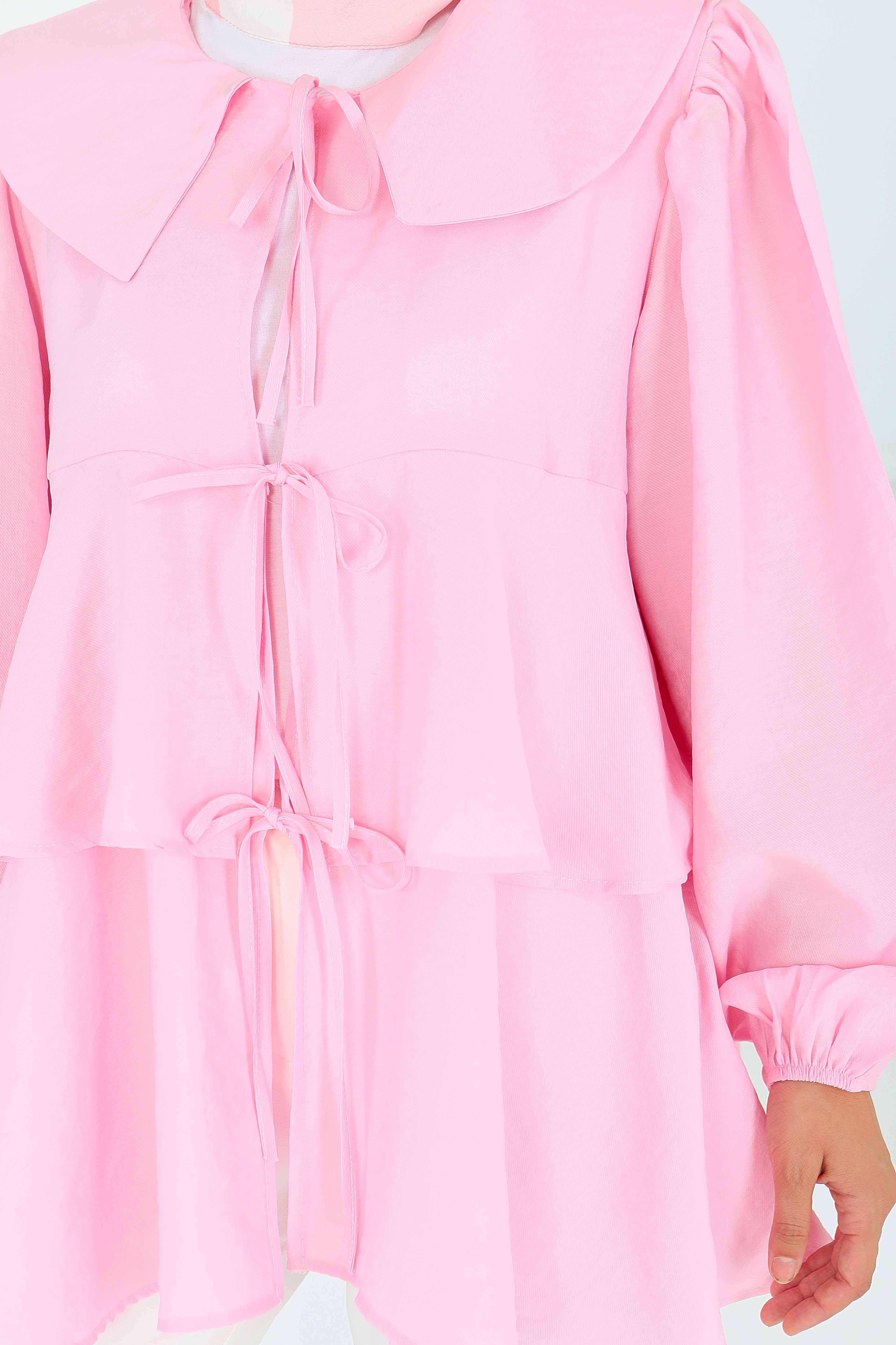 Bağlamalı Gömlek - 27549 - 5