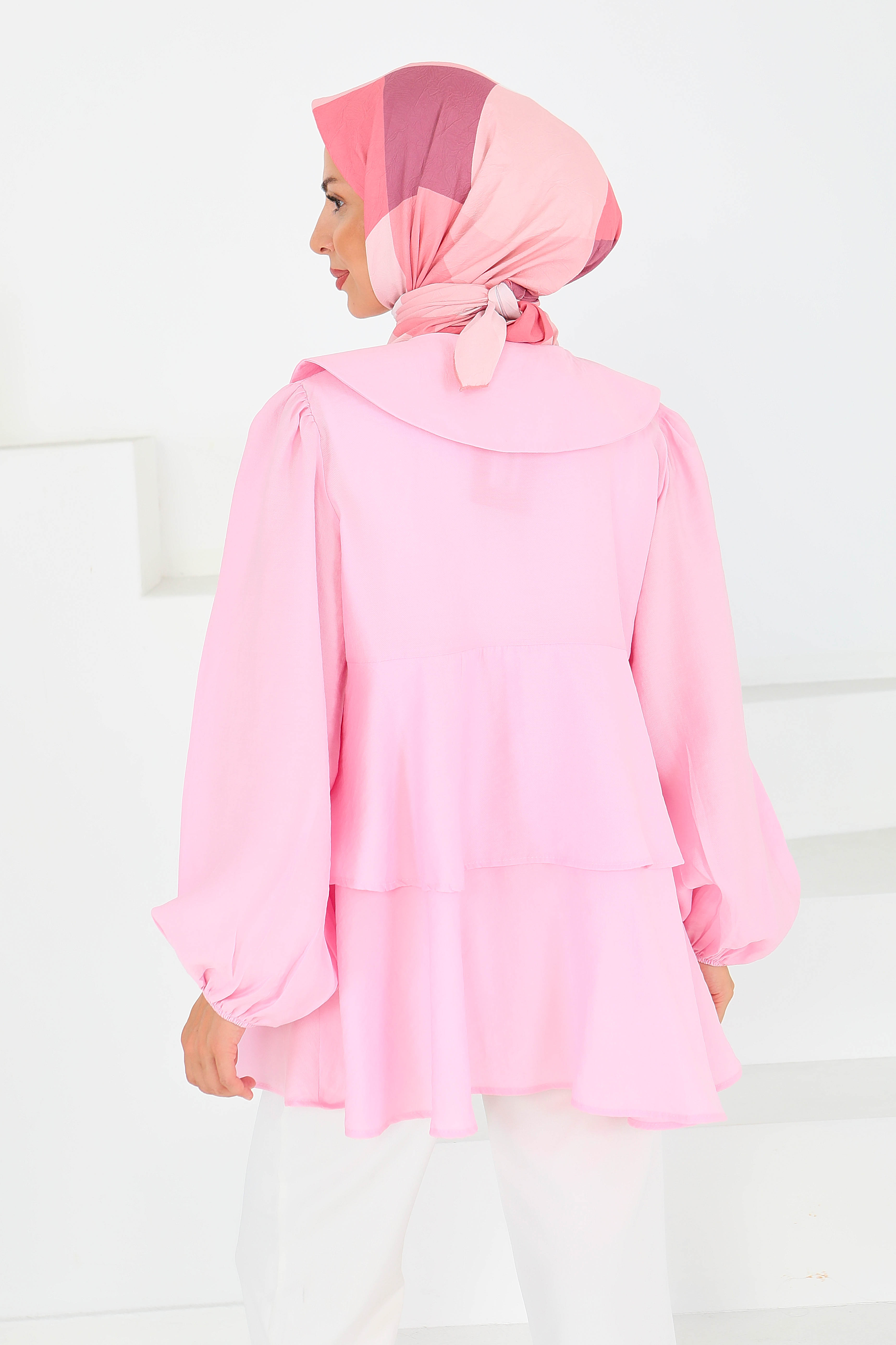 Bağlamalı Gömlek - 27549 - 6