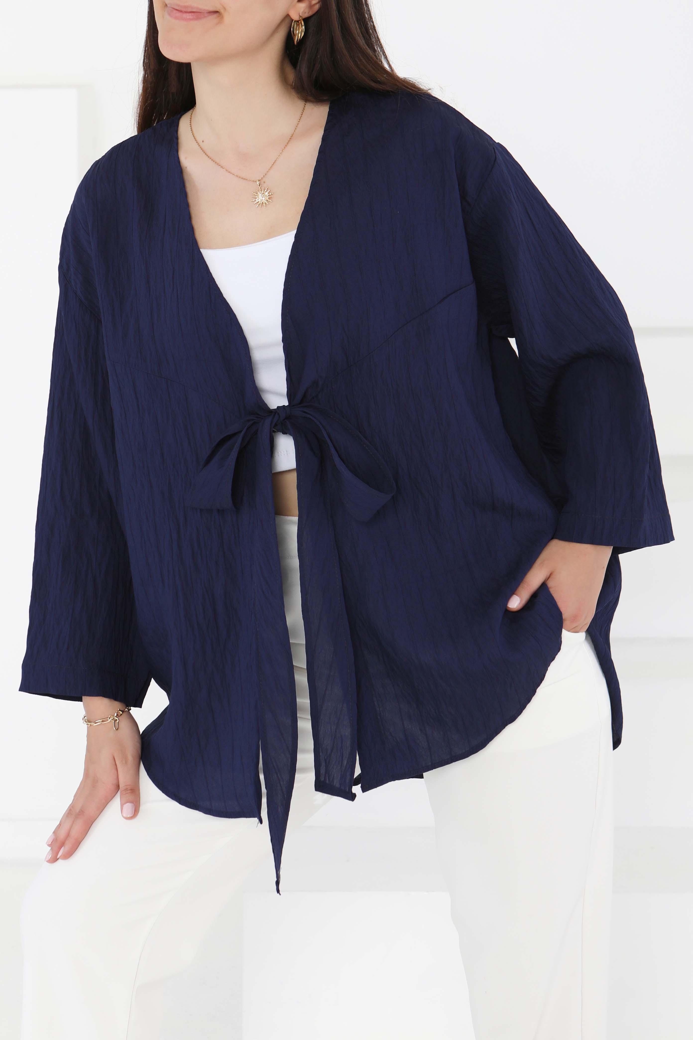 Bağlamalı Kimono - 27388 - 1