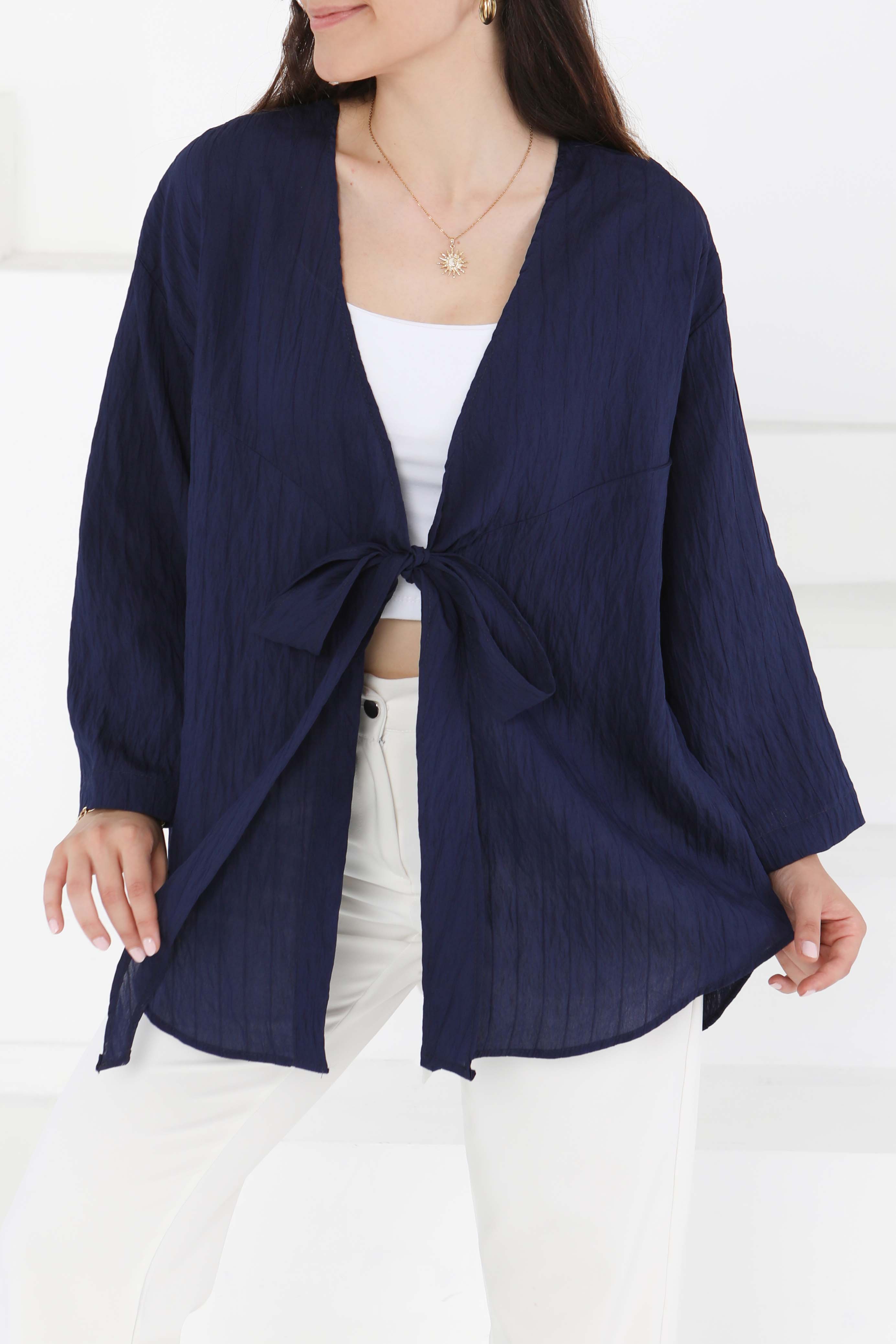 Bağlamalı Kimono - 27388 - 3