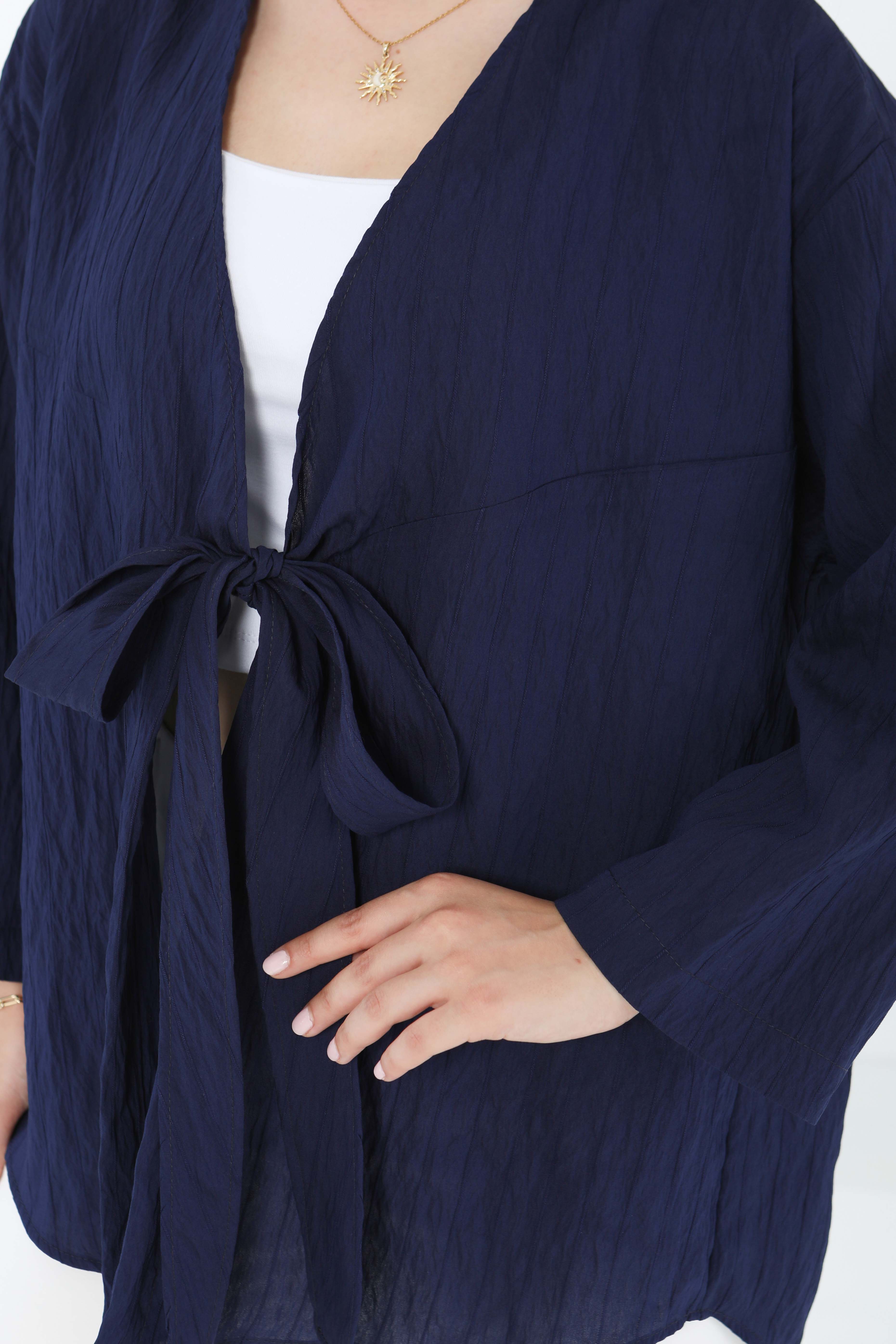 Bağlamalı Kimono - 27388 - 4