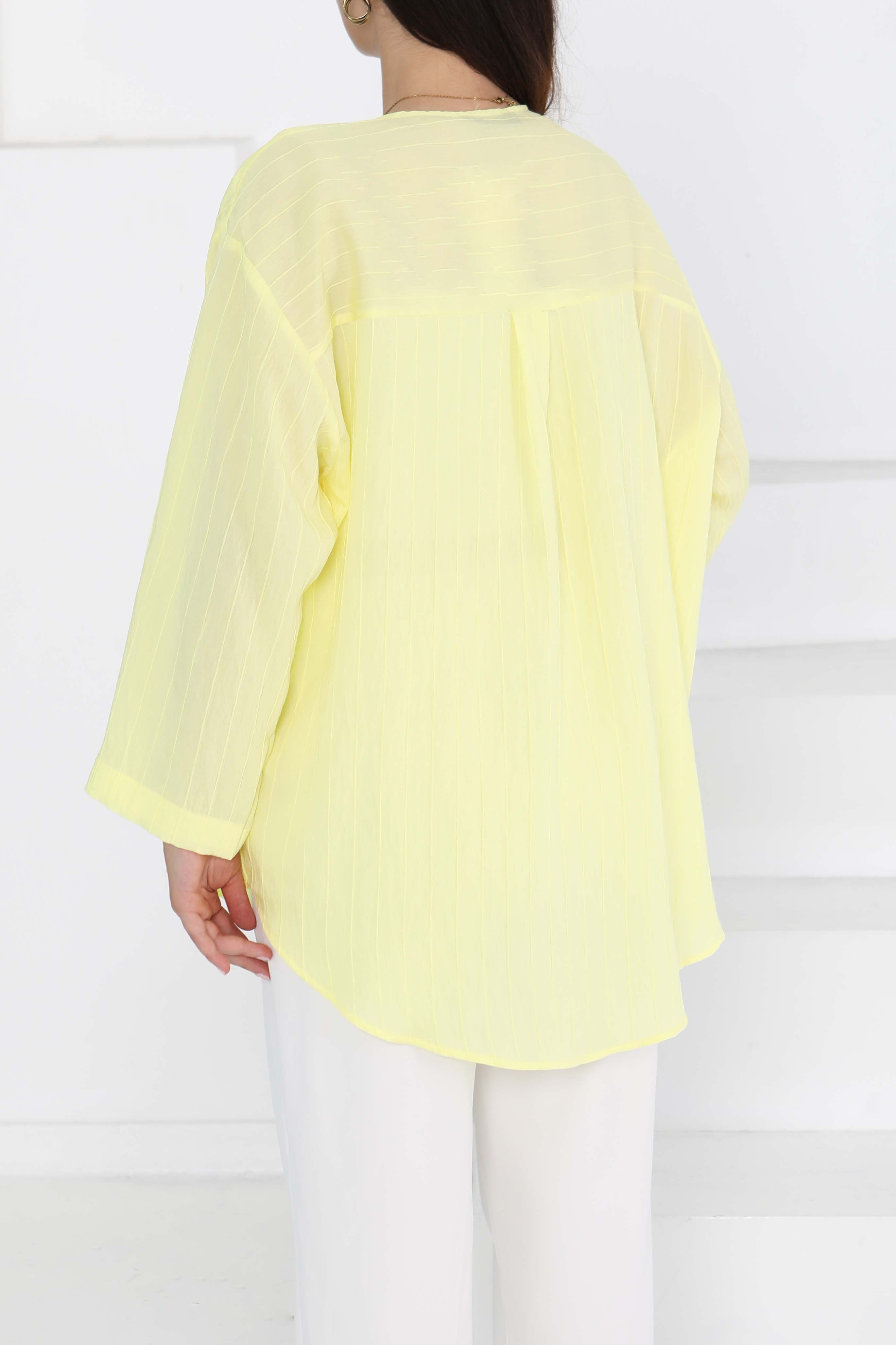 Bağlamalı Kimono Sari - 27388 - 5