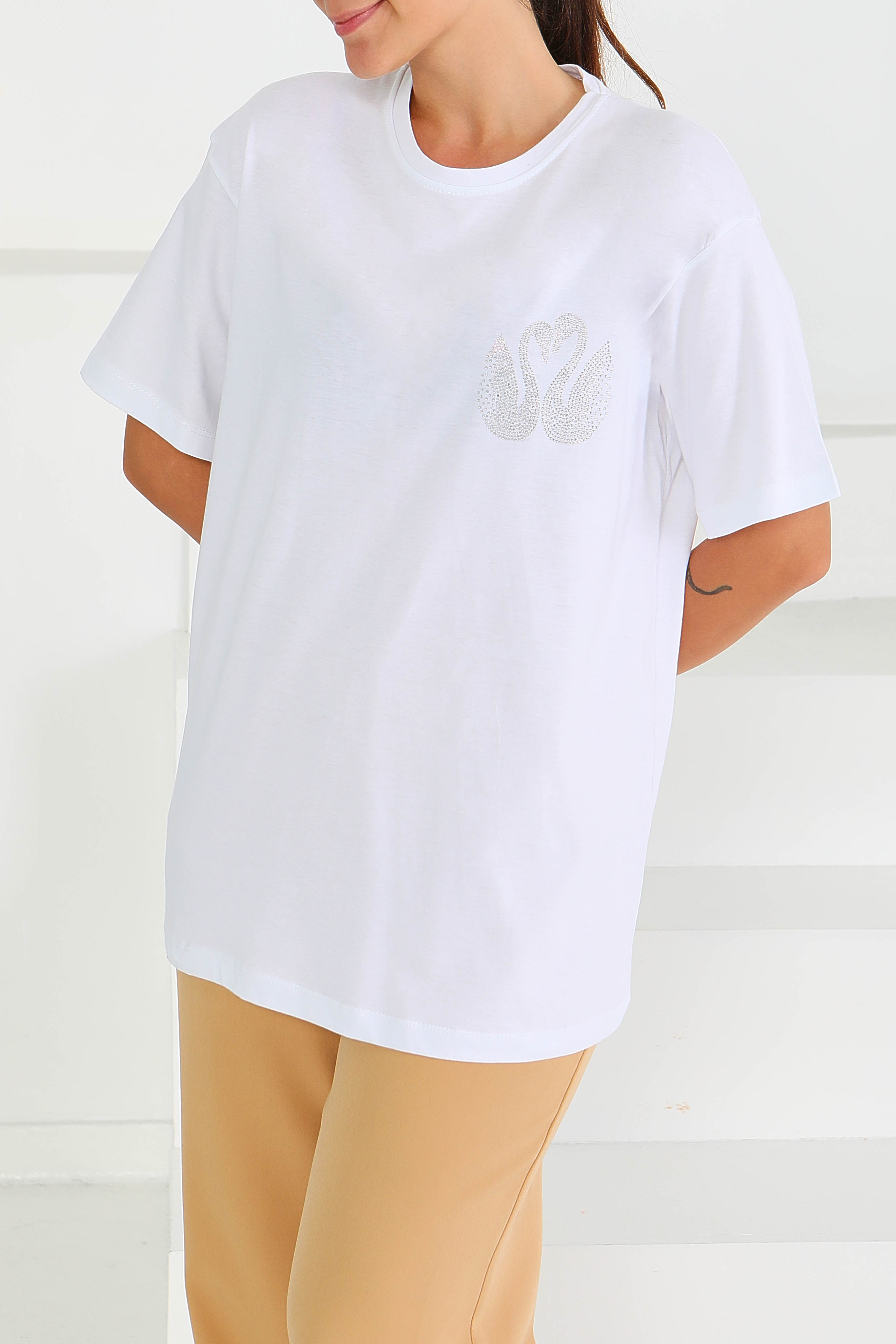 Baskılı Kısa Kollu T-Şhirt - 27570 - 2
