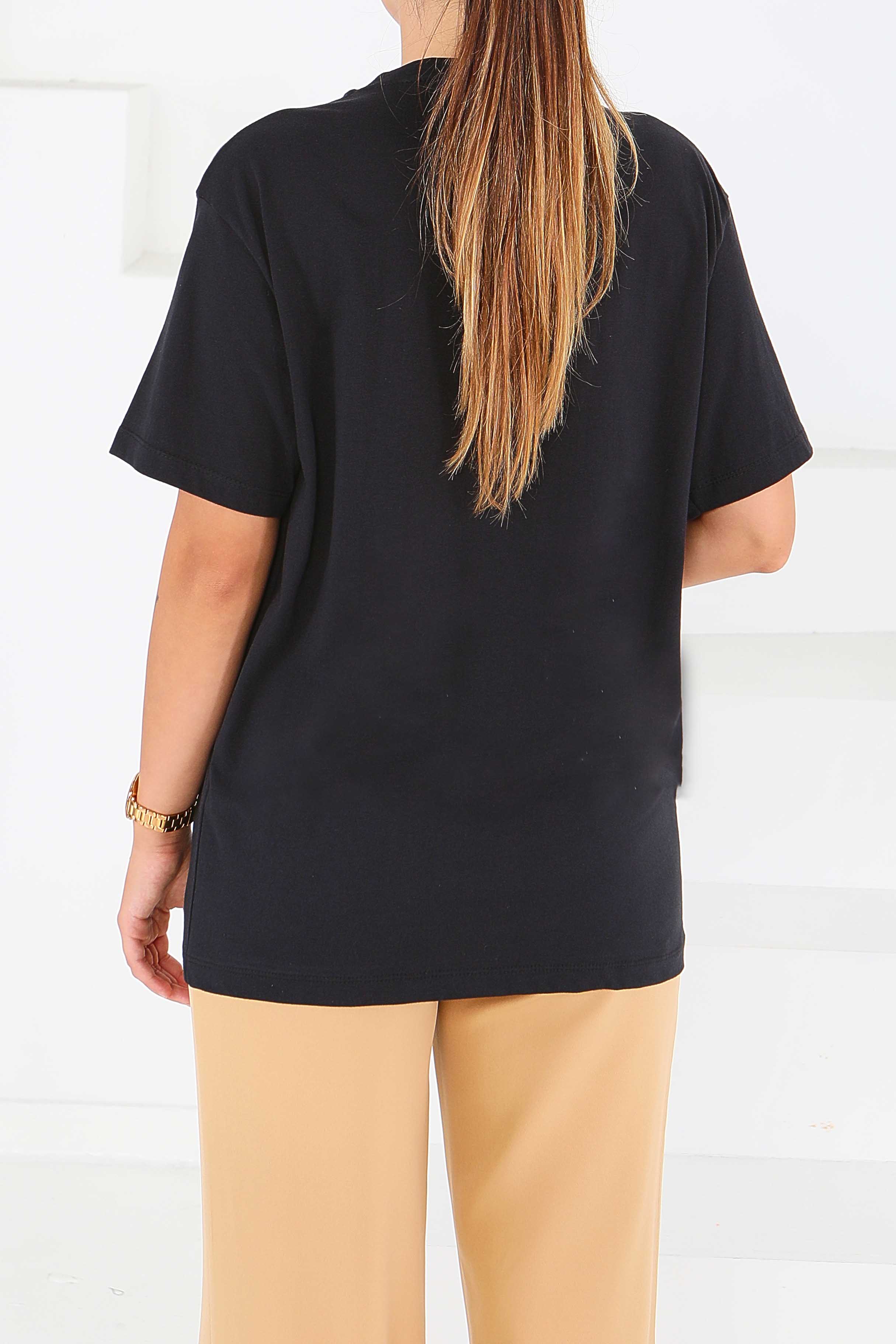 Baskılı Kısa Kollu T-Şhirt - 27570 - 4