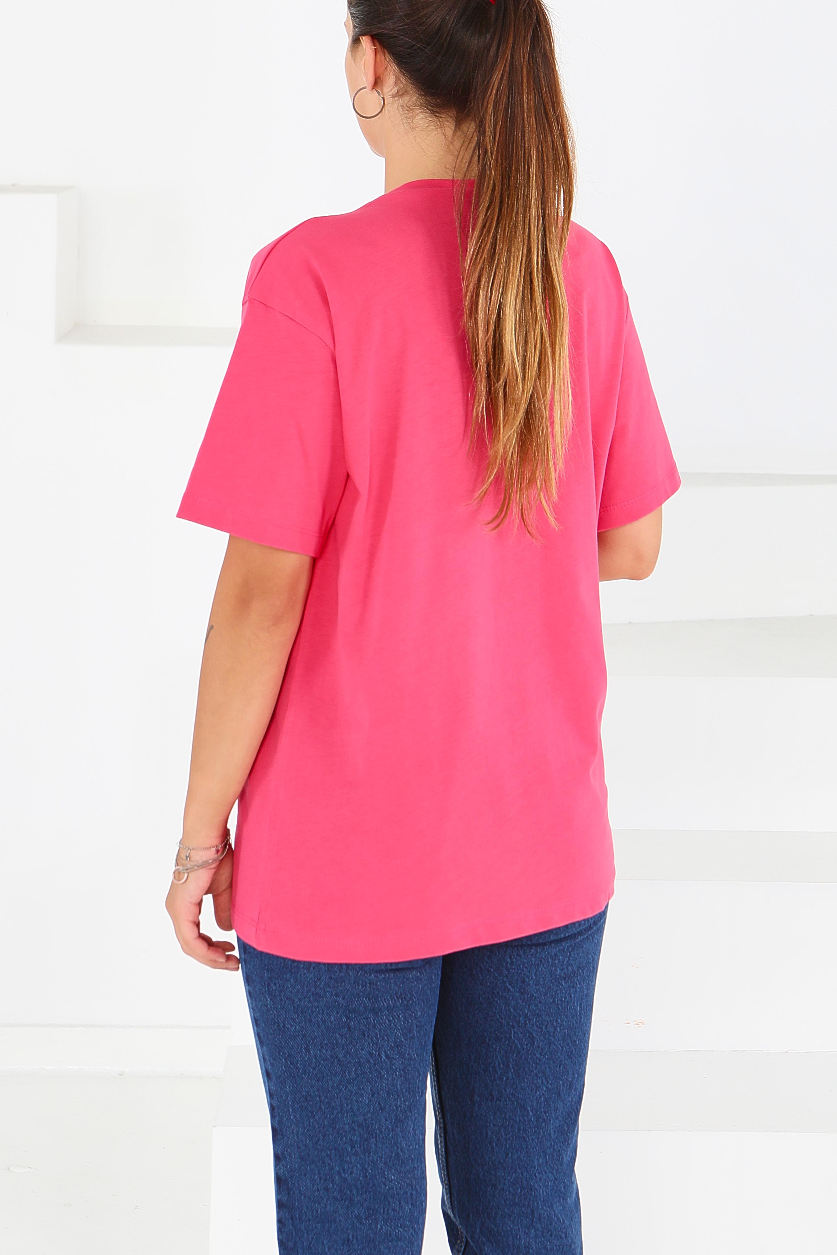 Baskılı Kısa Kollu T-Şhirt - 27571 - 4