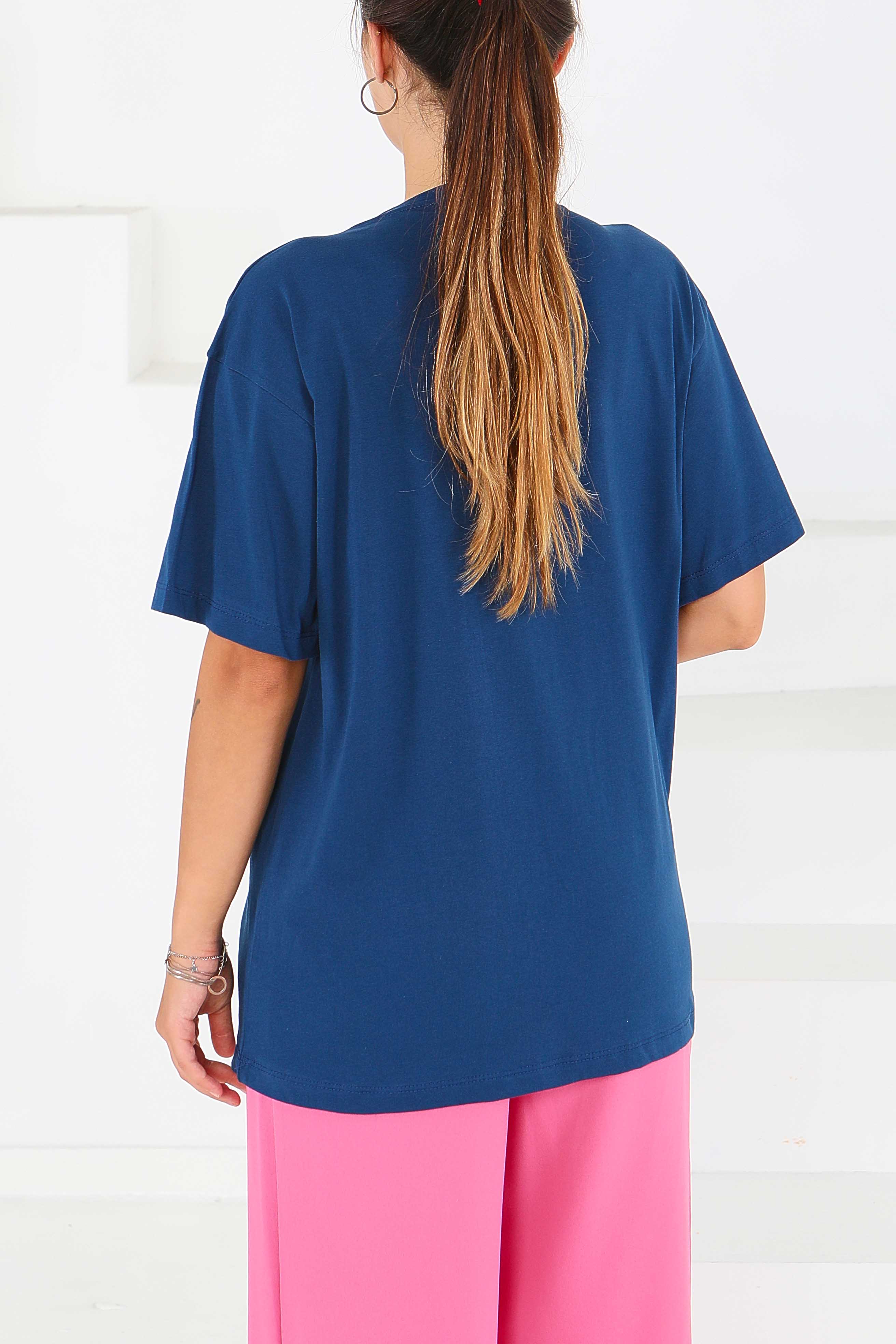 Baskılı Kısa Kollu T-Şhirt - 27571 - 4