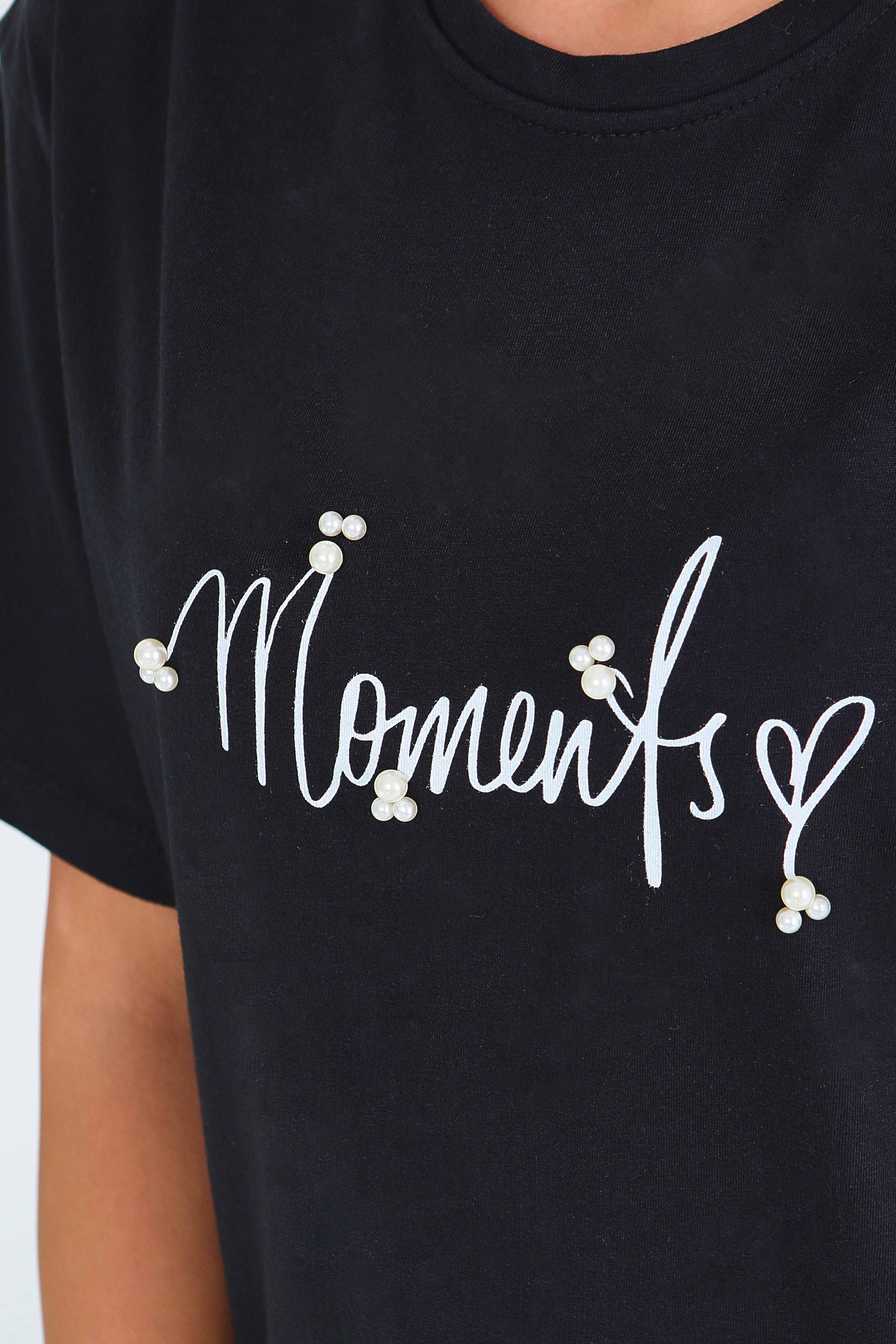 Baskılı Kısa Kollu T-Şhirt - 27572 - 3