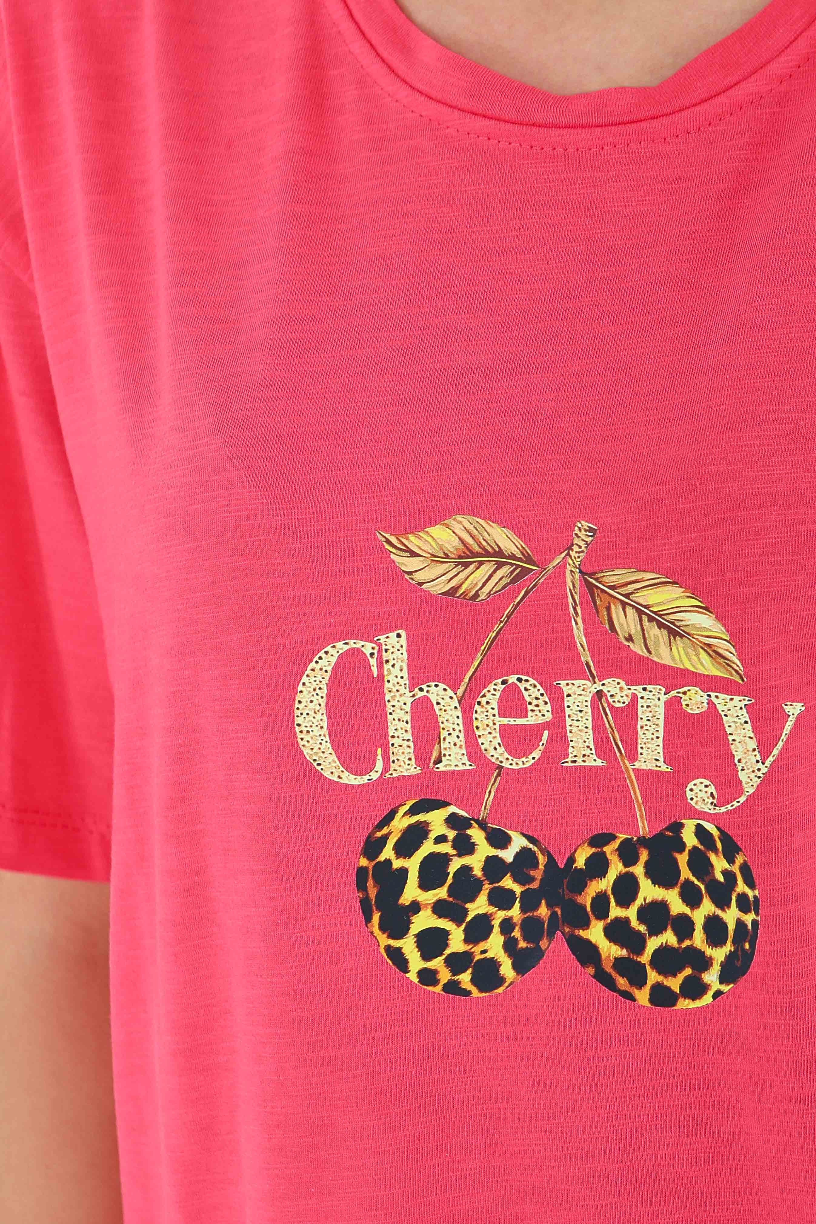 Baskılı Kısa Kollu T-Şhirt - 27575 - 3