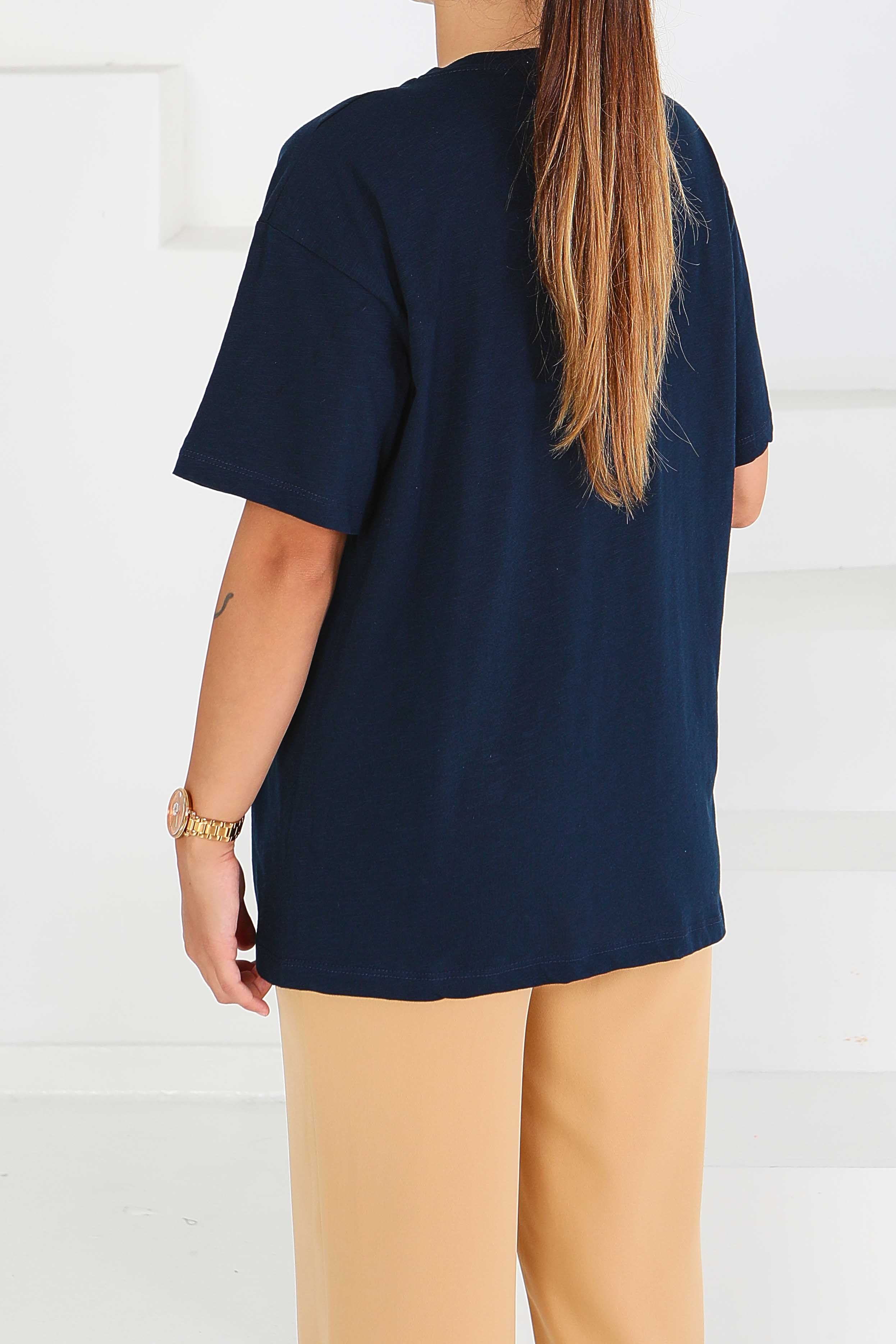 Baskılı Kısa Kollu T-Şhirt - 27575 - 4