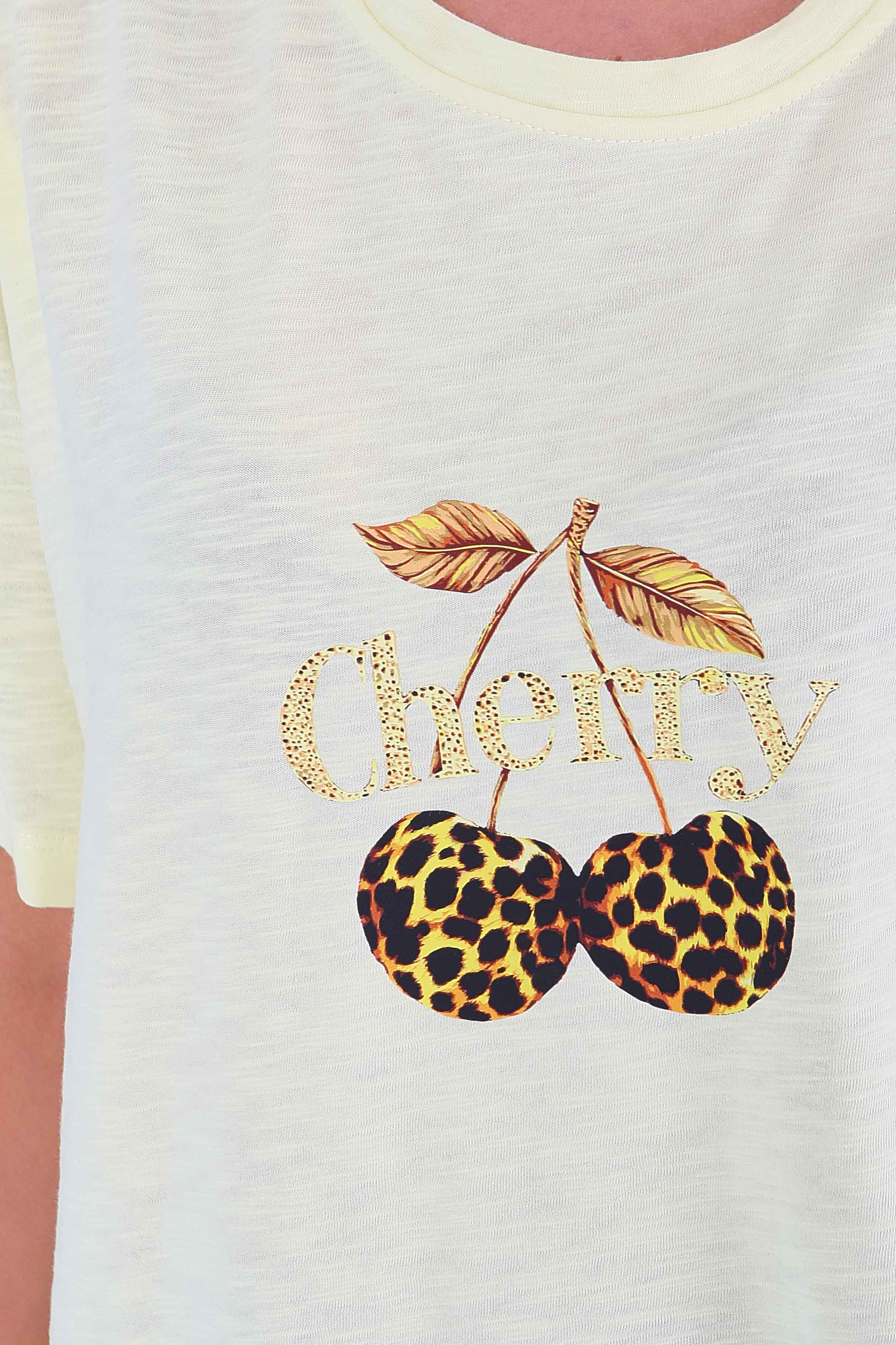 Baskılı Kısa Kollu T-Şhirt - 27575 - 3