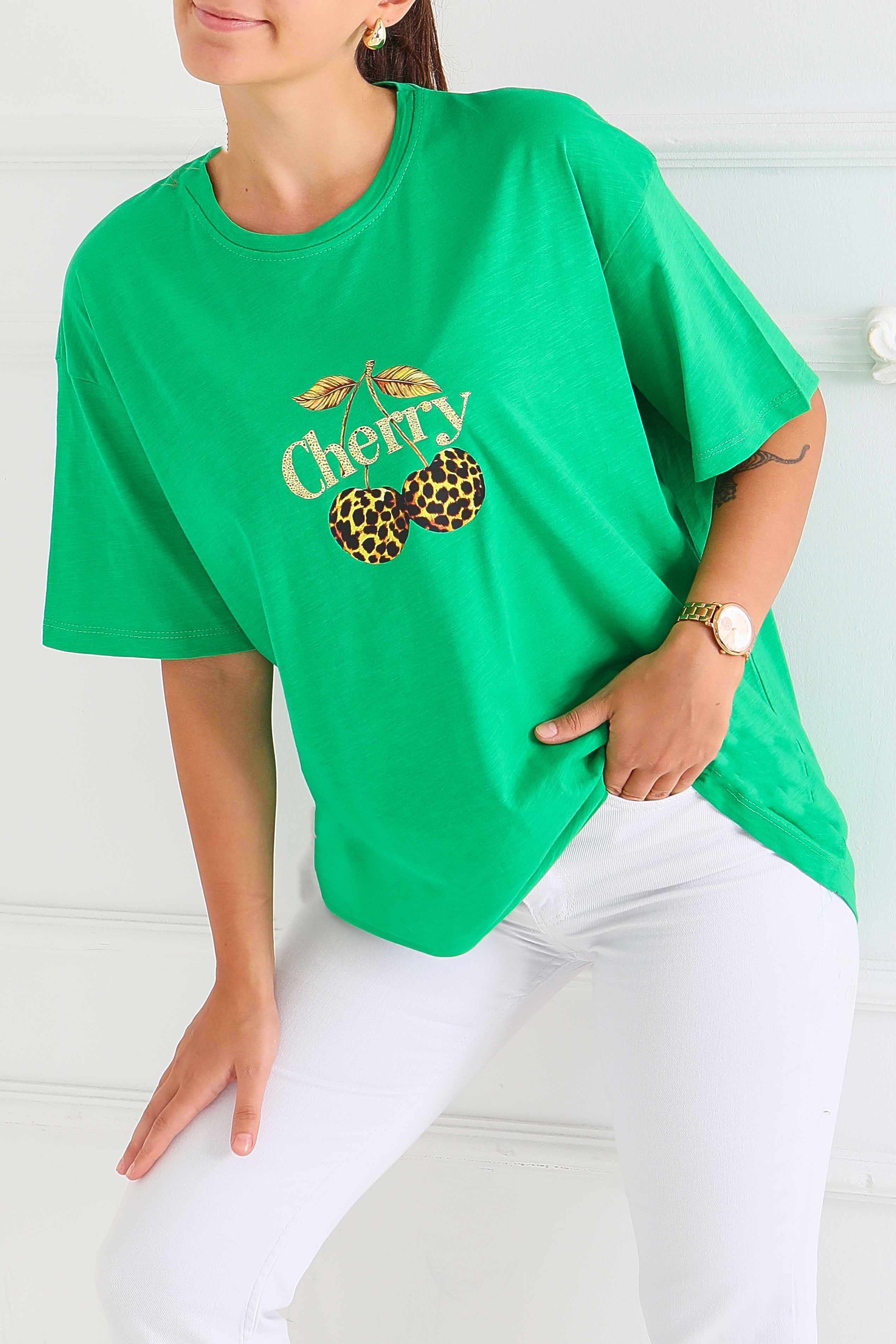 Baskılı Kısa Kollu T-Şhirt - 27575 - 3