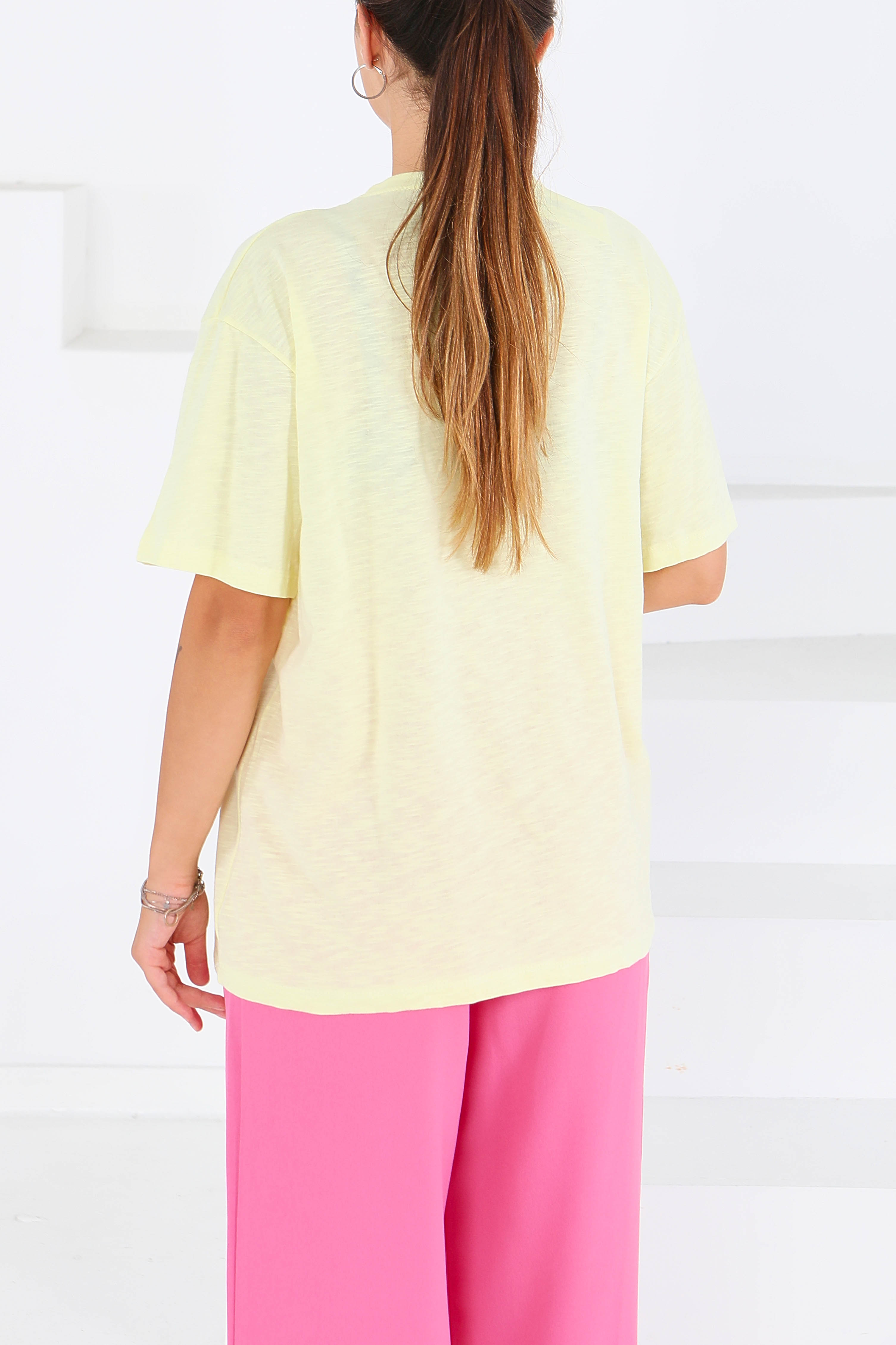 Baskılı Kısa Kollu T-Şhirt - 27576 - 4