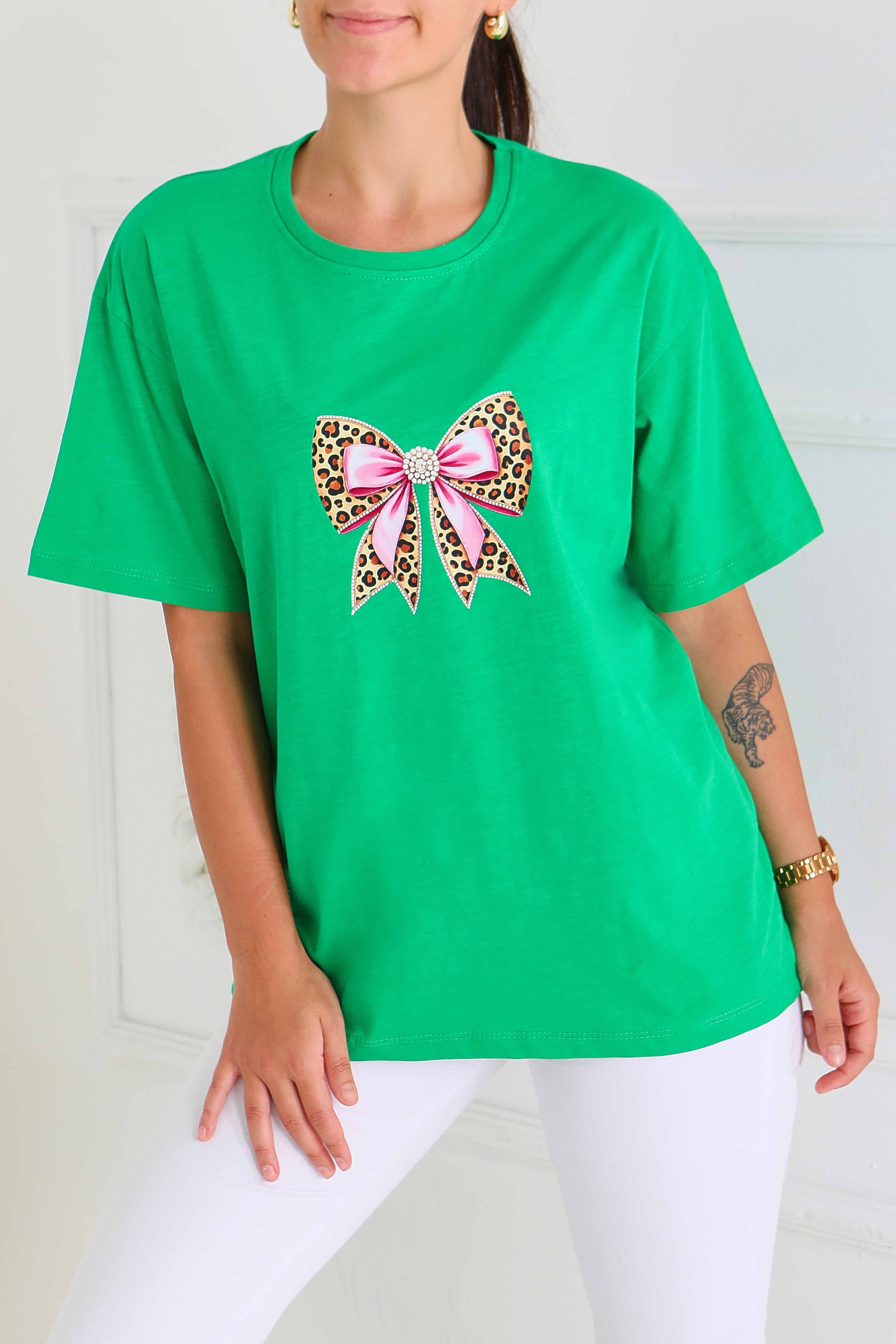 Baskılı Kısa Kollu T-Şhirt - 27576 - 1