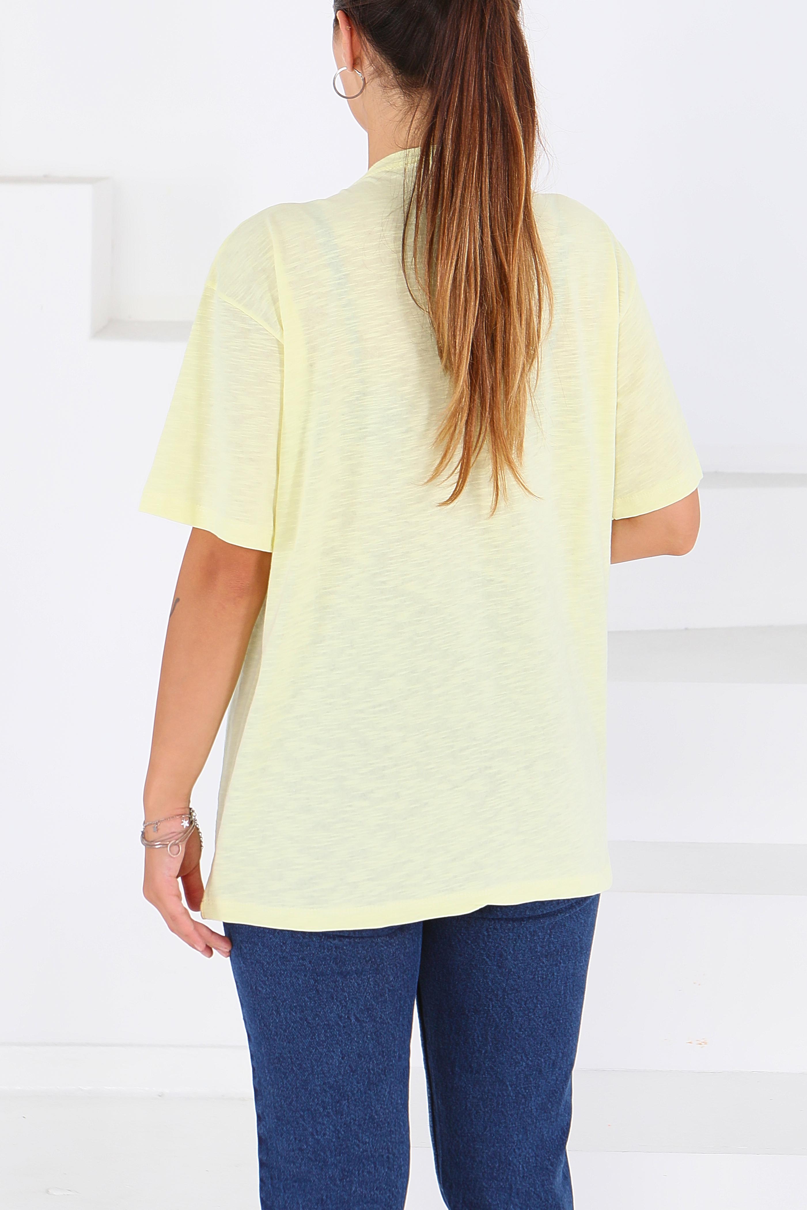 Baskılı Kısa Kollu T-Şhirt - 27577 - 4