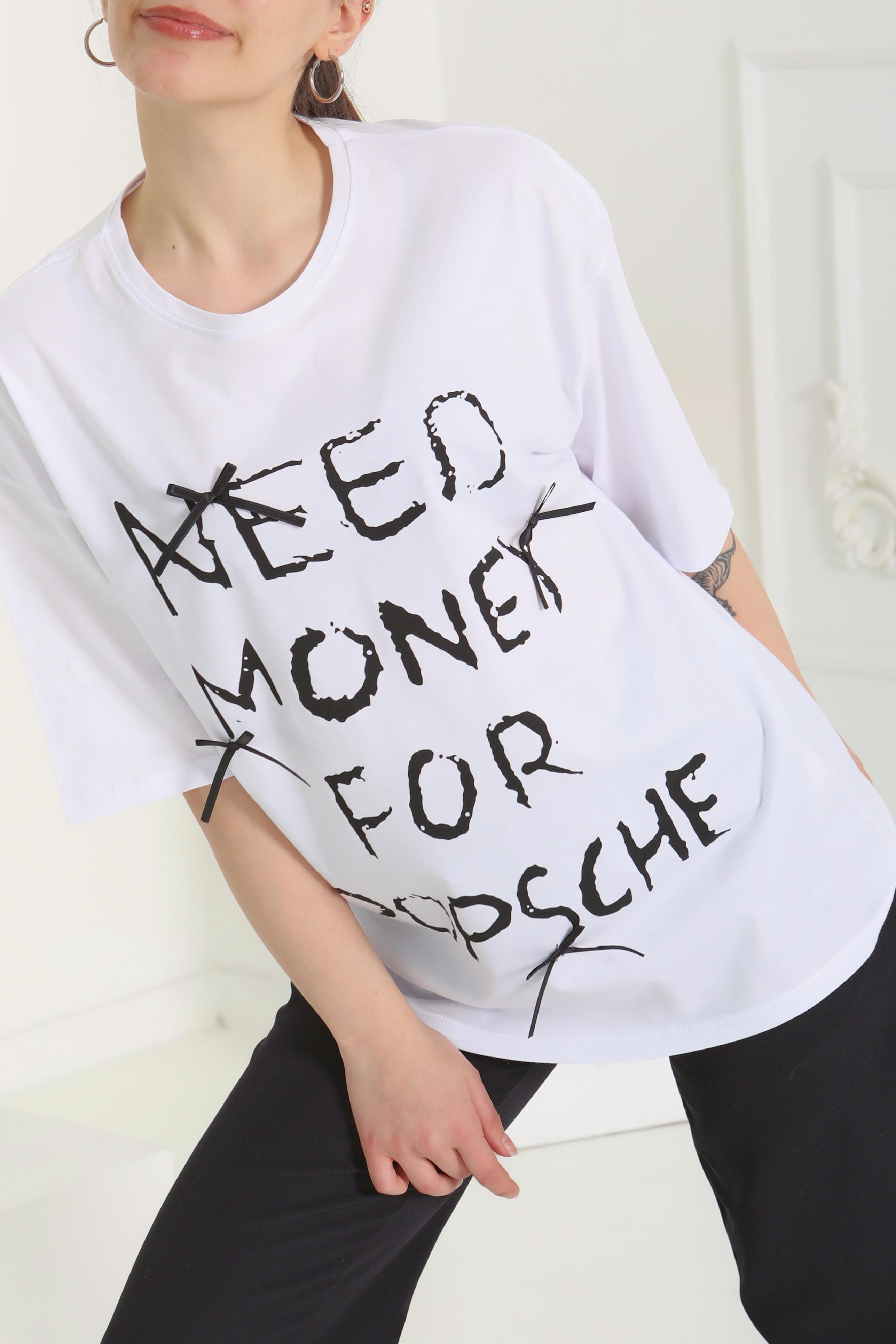 Baskılı Kısa Kollu T-Şhirt - 27121 - 3