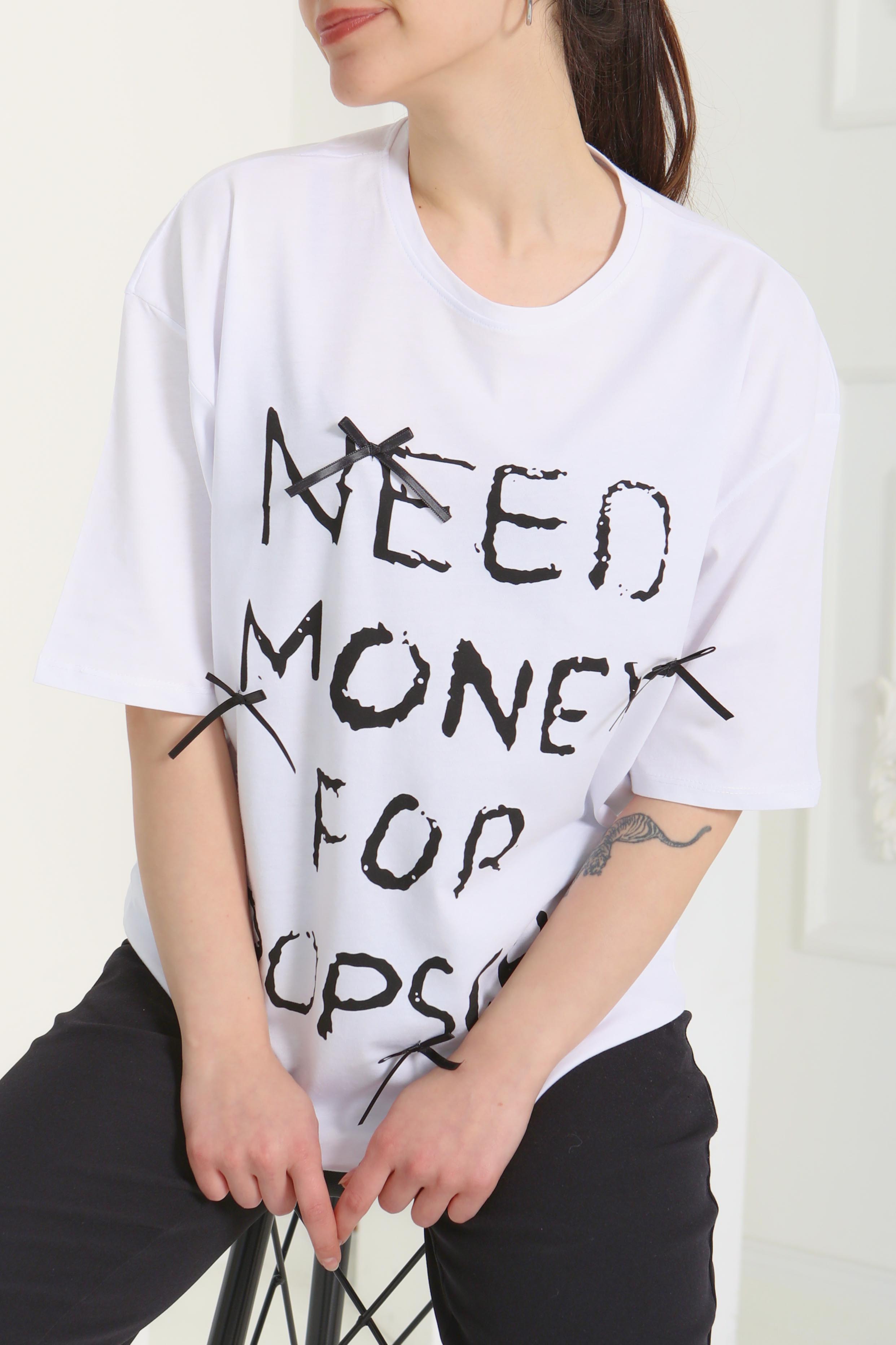 Baskılı Kısa Kollu T-Şhirt - 27121 - 4