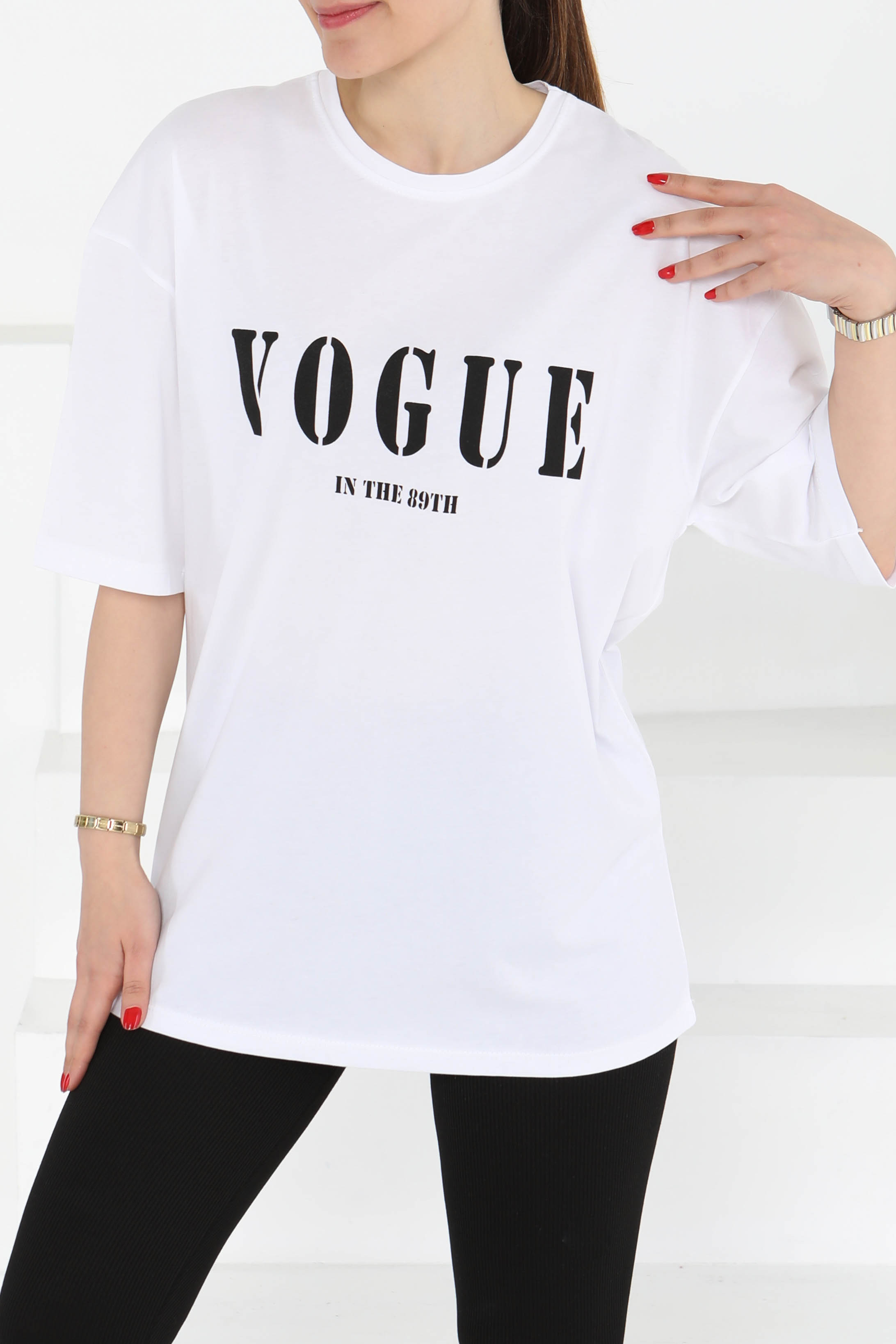 Baskılı Kısa Kollu T-Şhirt - 27126 - 4