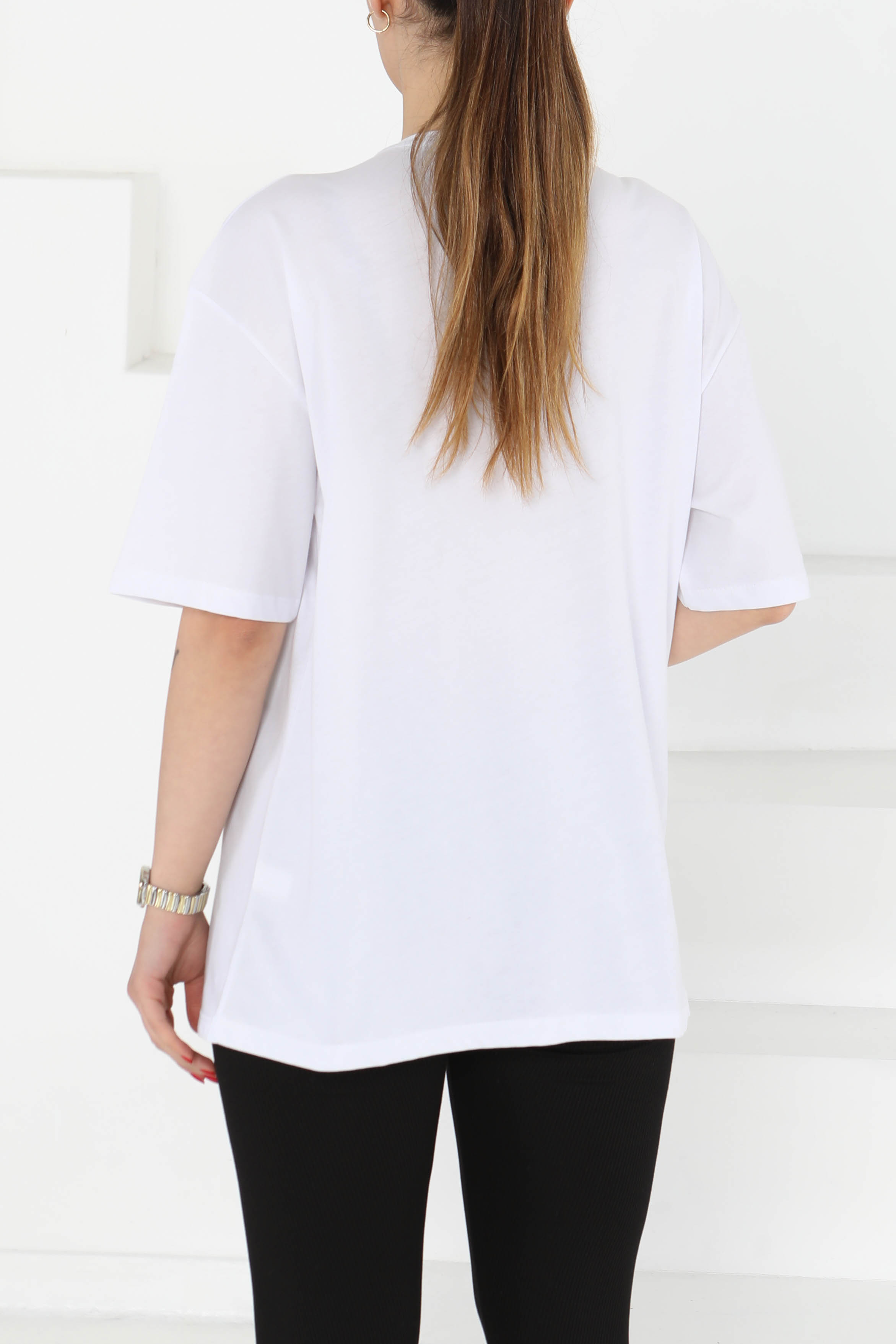 Baskılı Kısa Kollu T-Şhirt - 27128 - 6