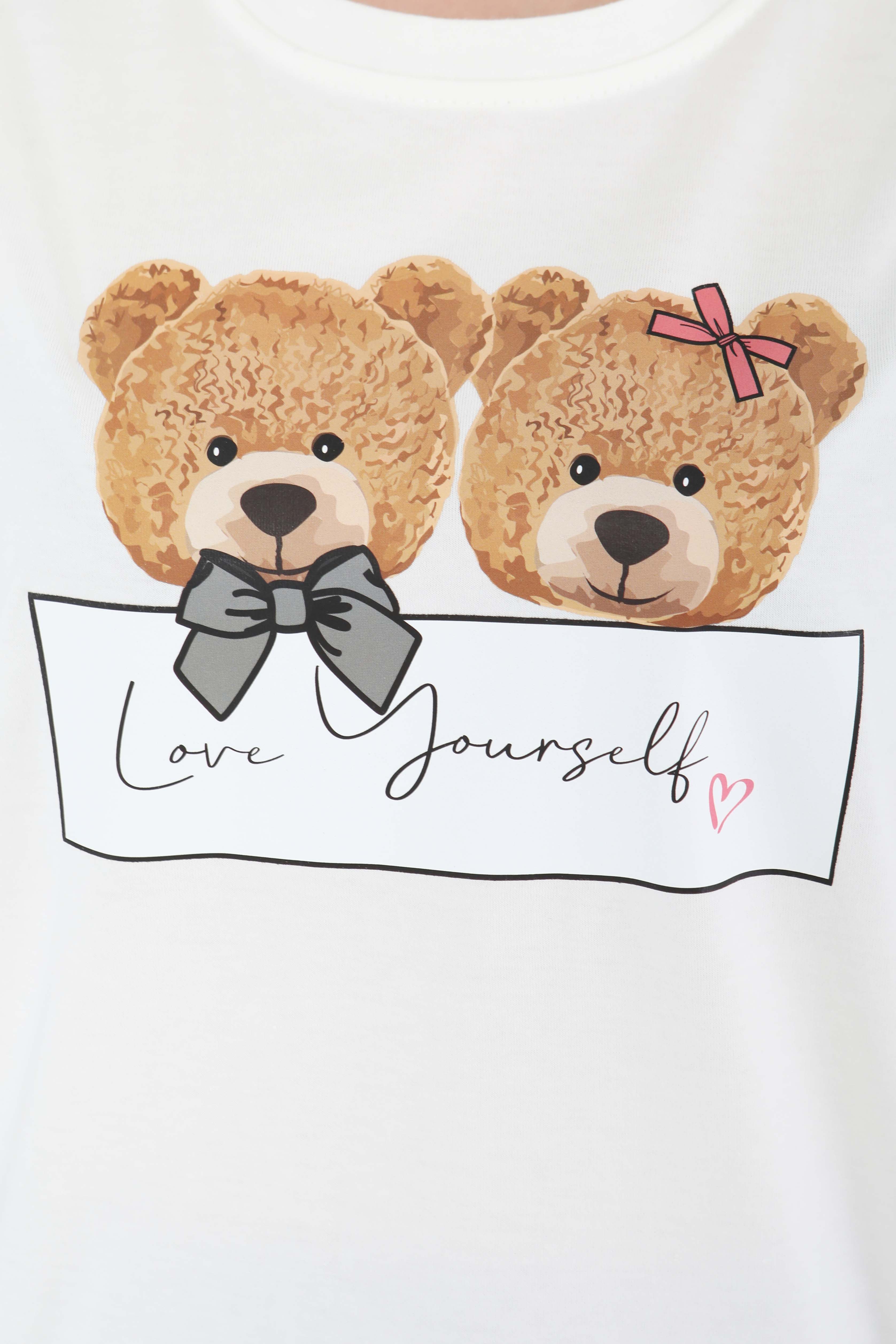 Baskılı Kısa Kollu T-Şhirt - 27348 - 4