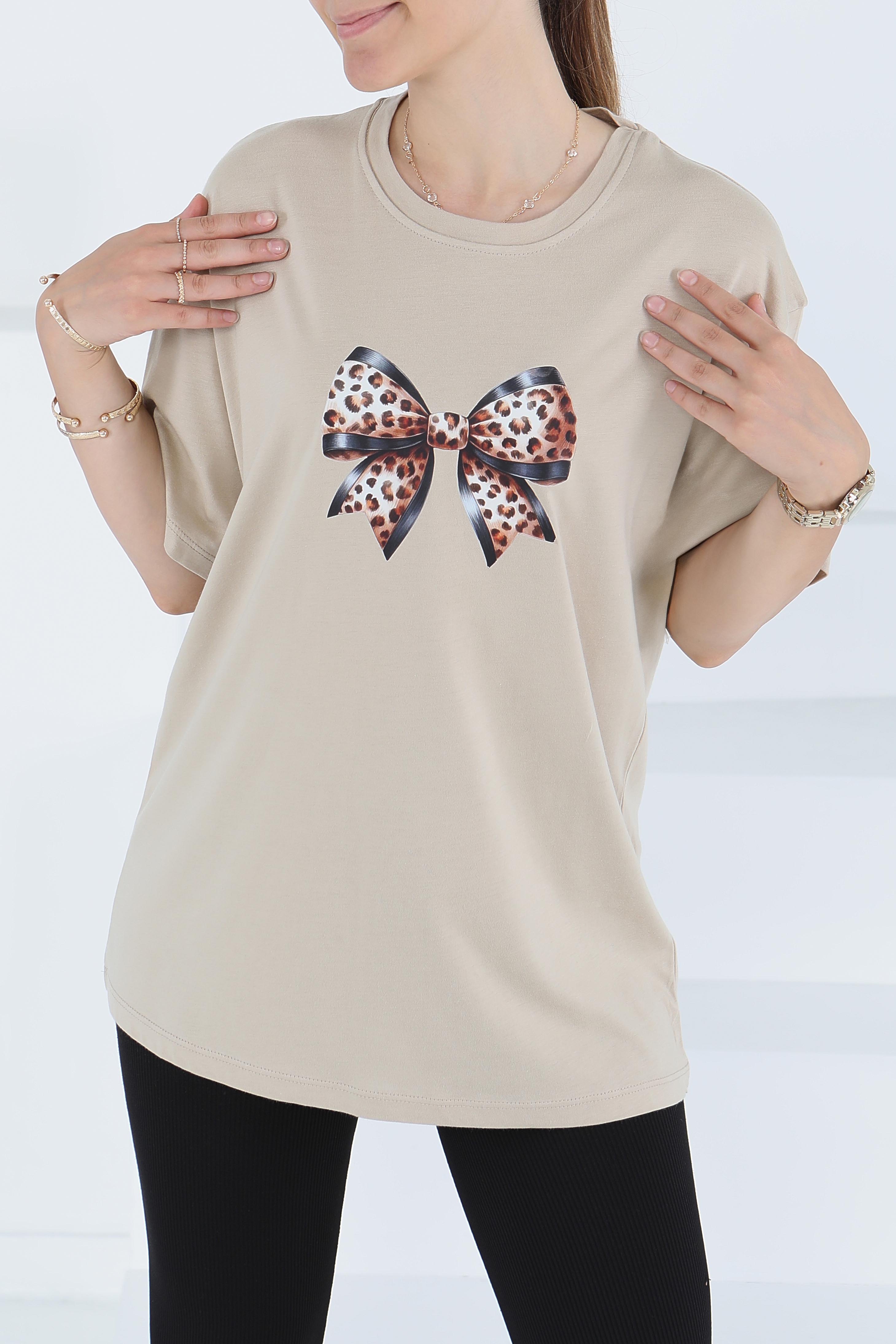 Baskılı Kısa Kollu T-Şhirt - 27501 - 2