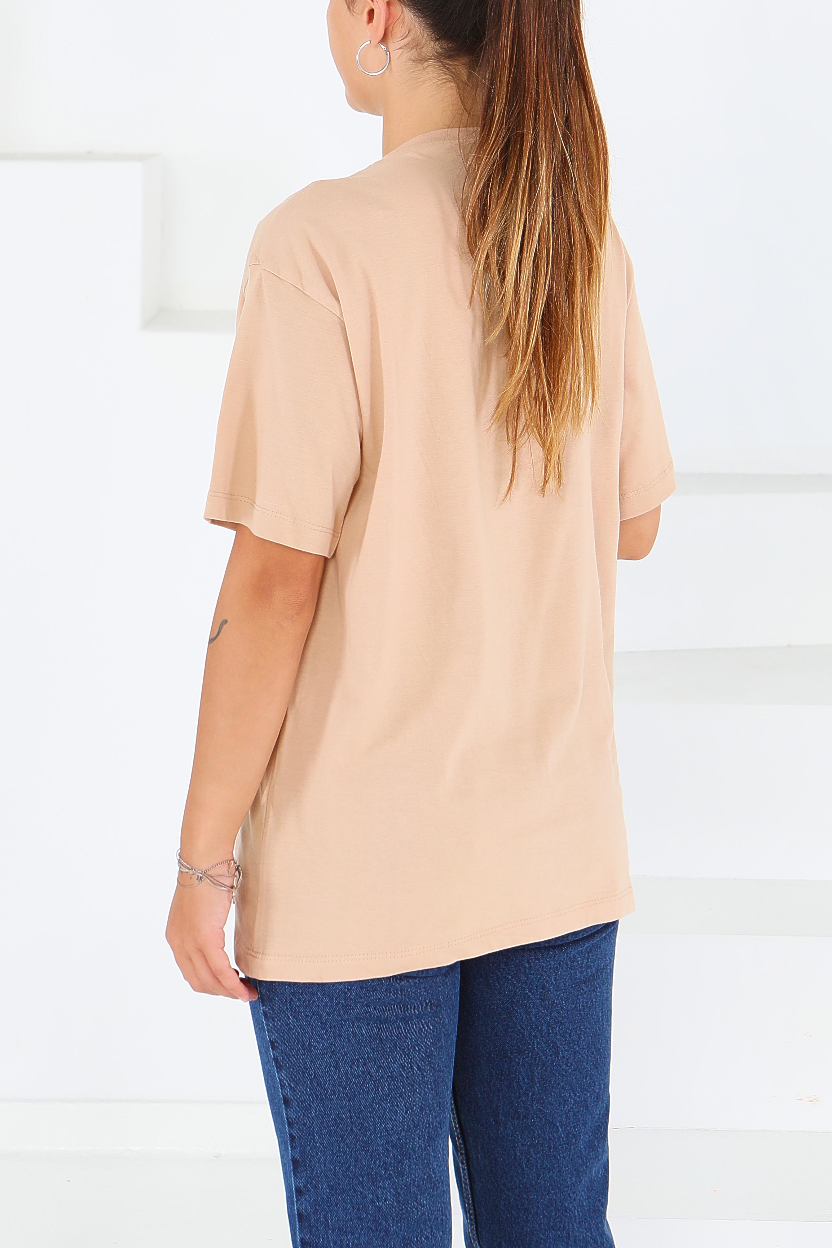 Baskılı Kısa Kollu T-Şhirt - 27568 - 4