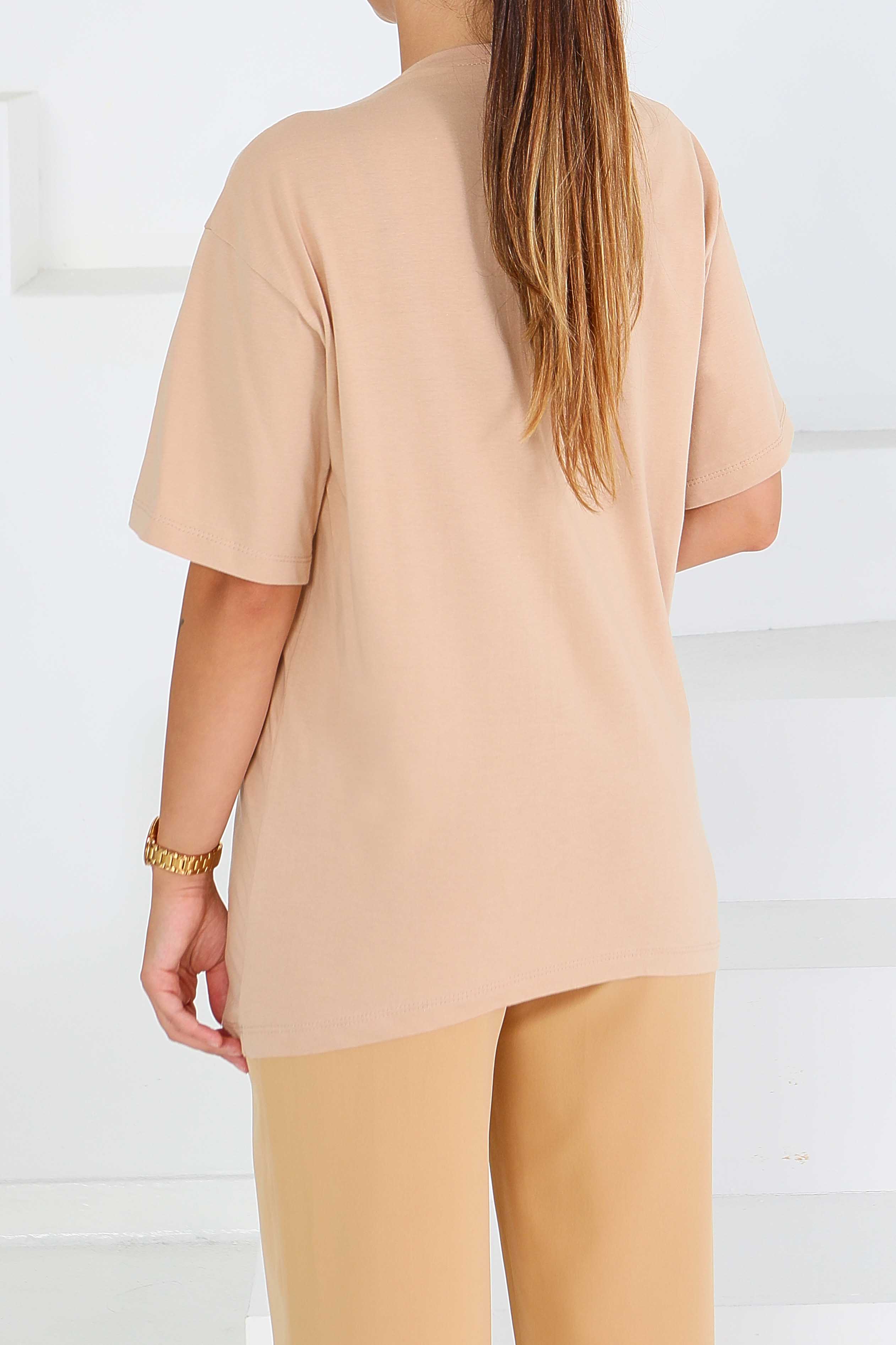 Baskılı Kısa Kollu T-Şhirt - 27570 - 4