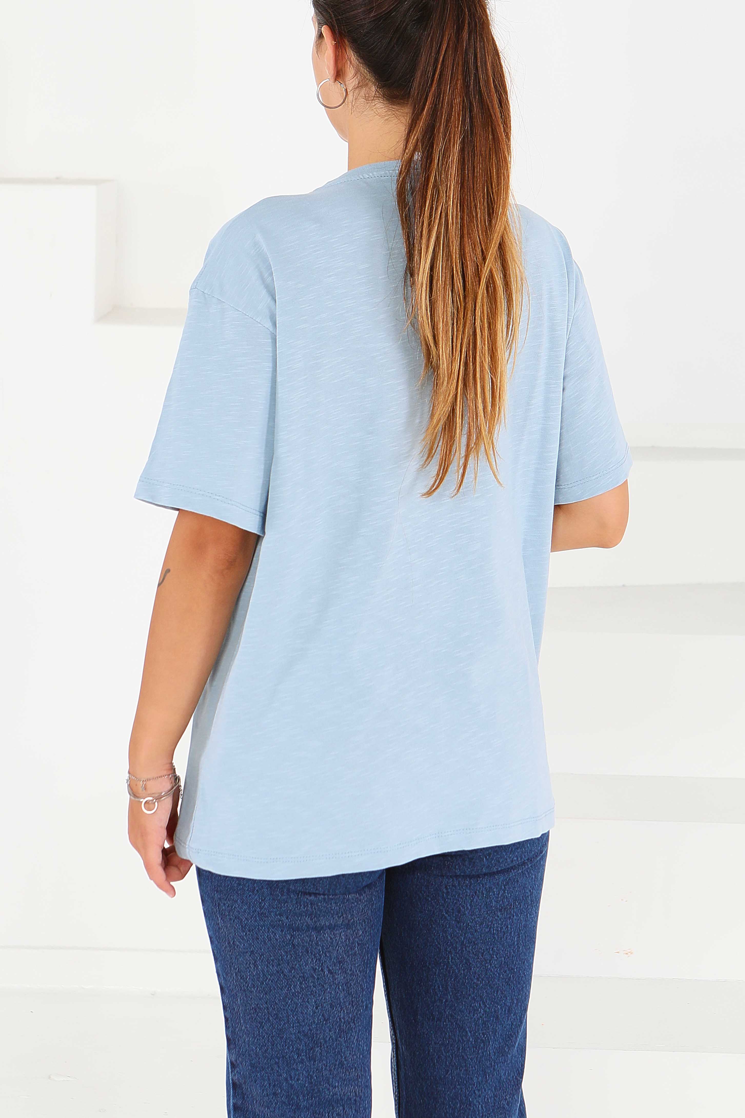 Baskılı Kısa Kollu T-Şhirt - 27575 - 4