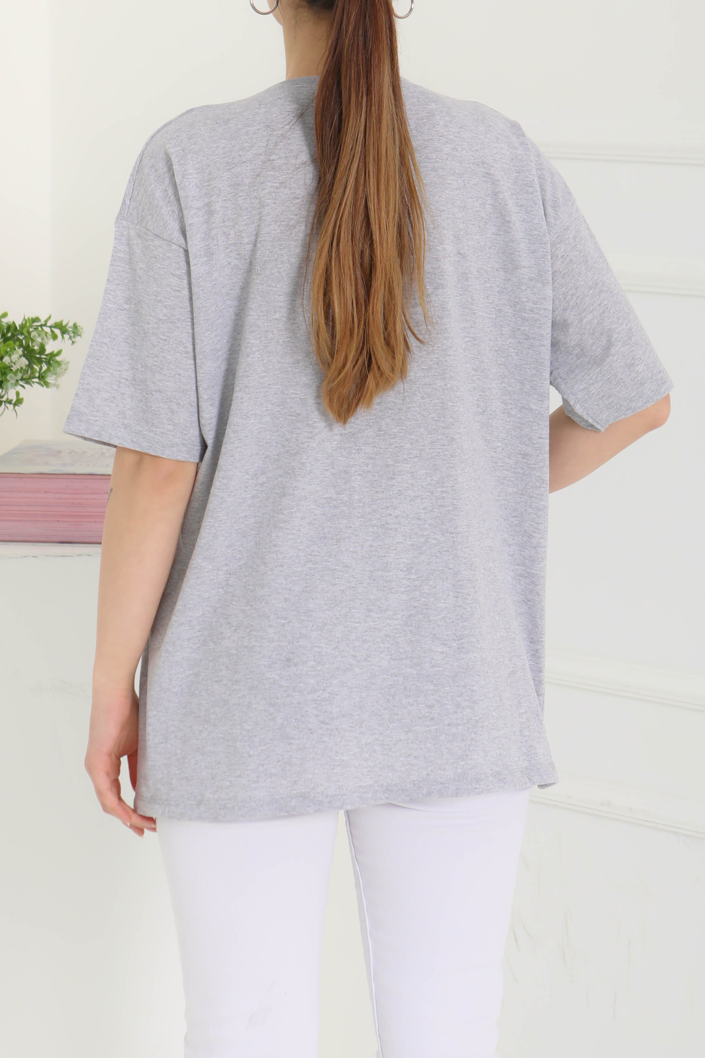 Baskılı Kısa Kollu T-Şhirt - 27094 - 5