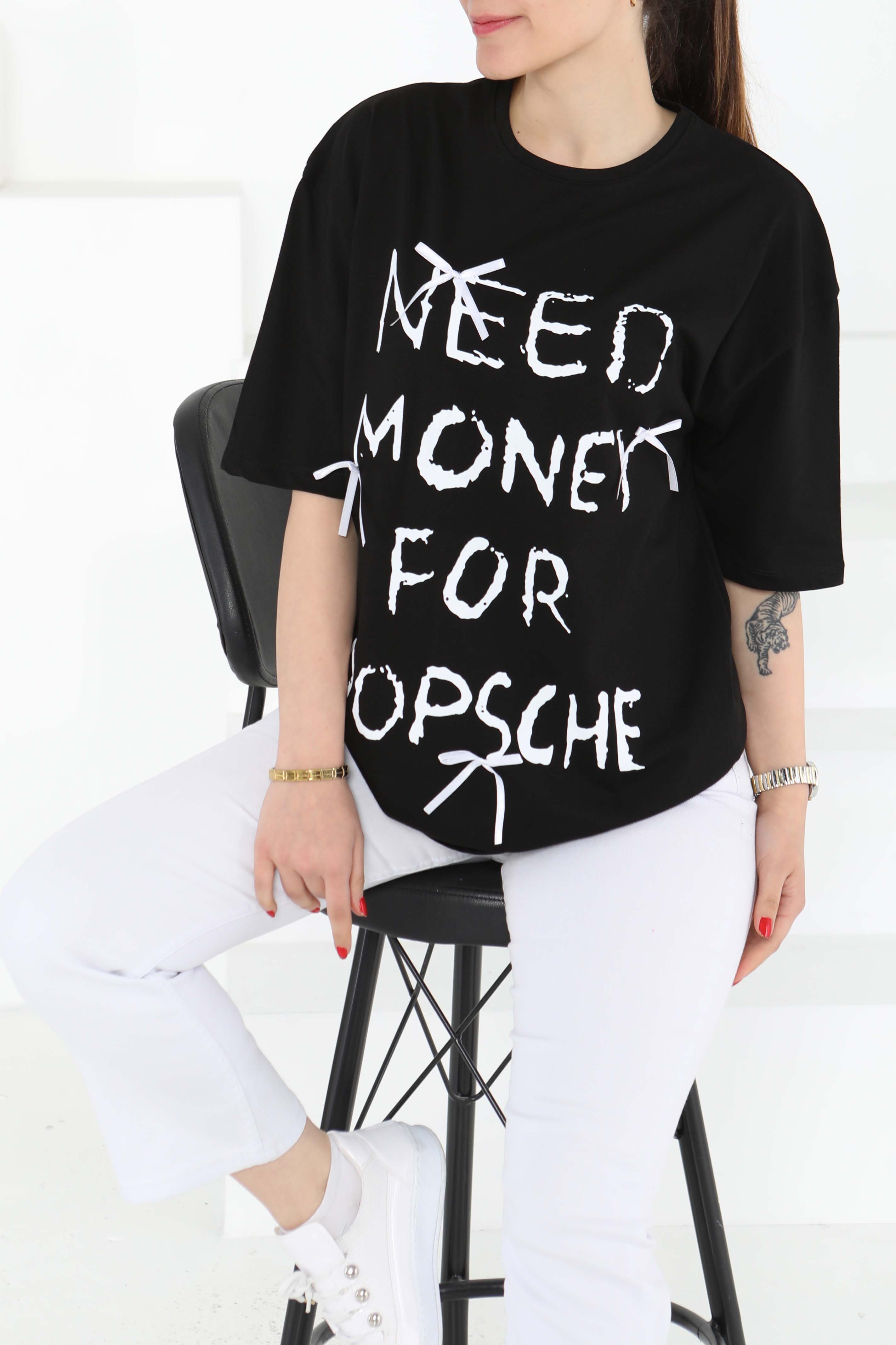 Baskılı Kısa Kollu T-Şhirt - 27121 - 1