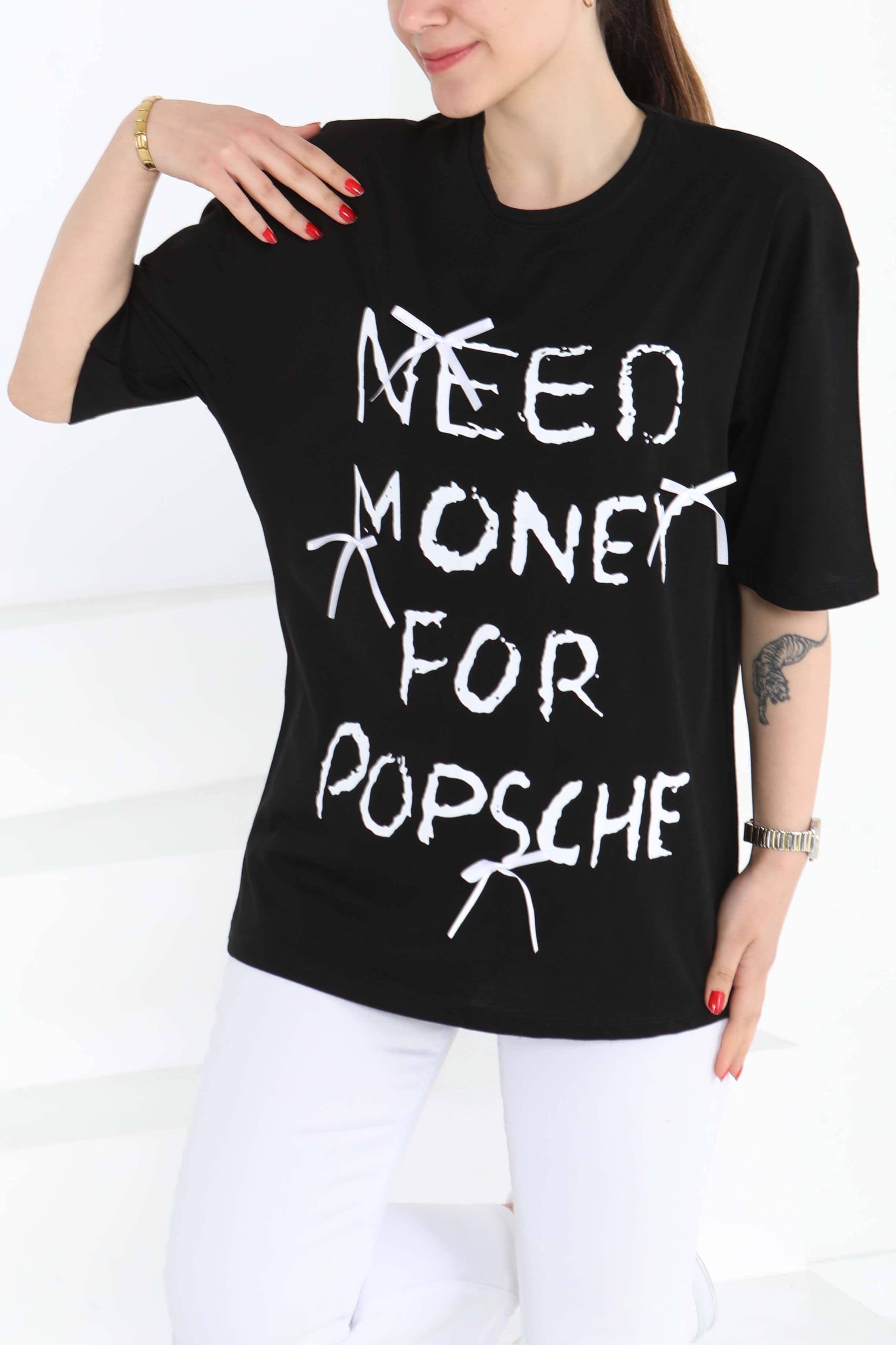 Baskılı Kısa Kollu T-Şhirt - 27121 - 6