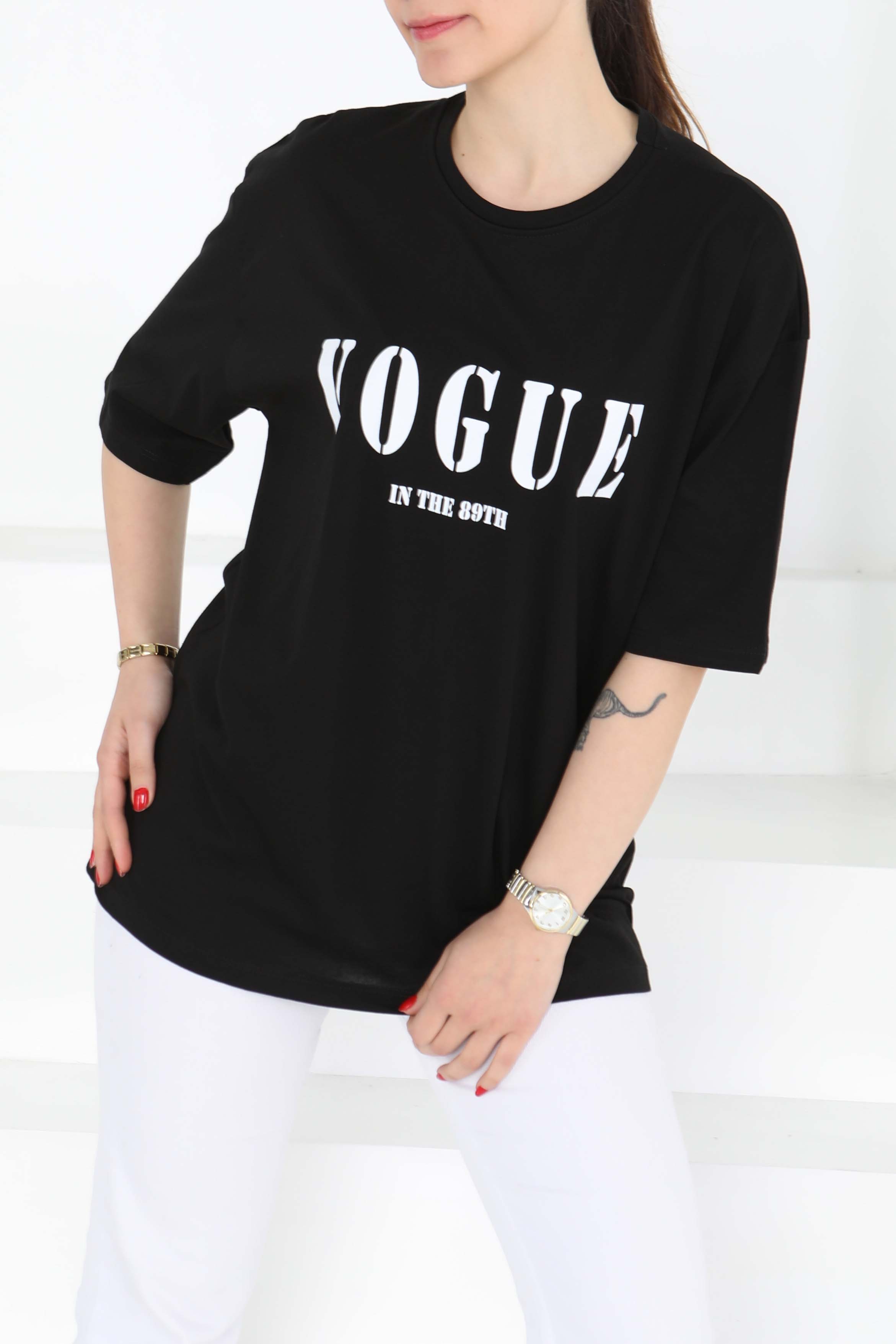 Baskılı Kısa Kollu T-Şhirt - 27126 - 1