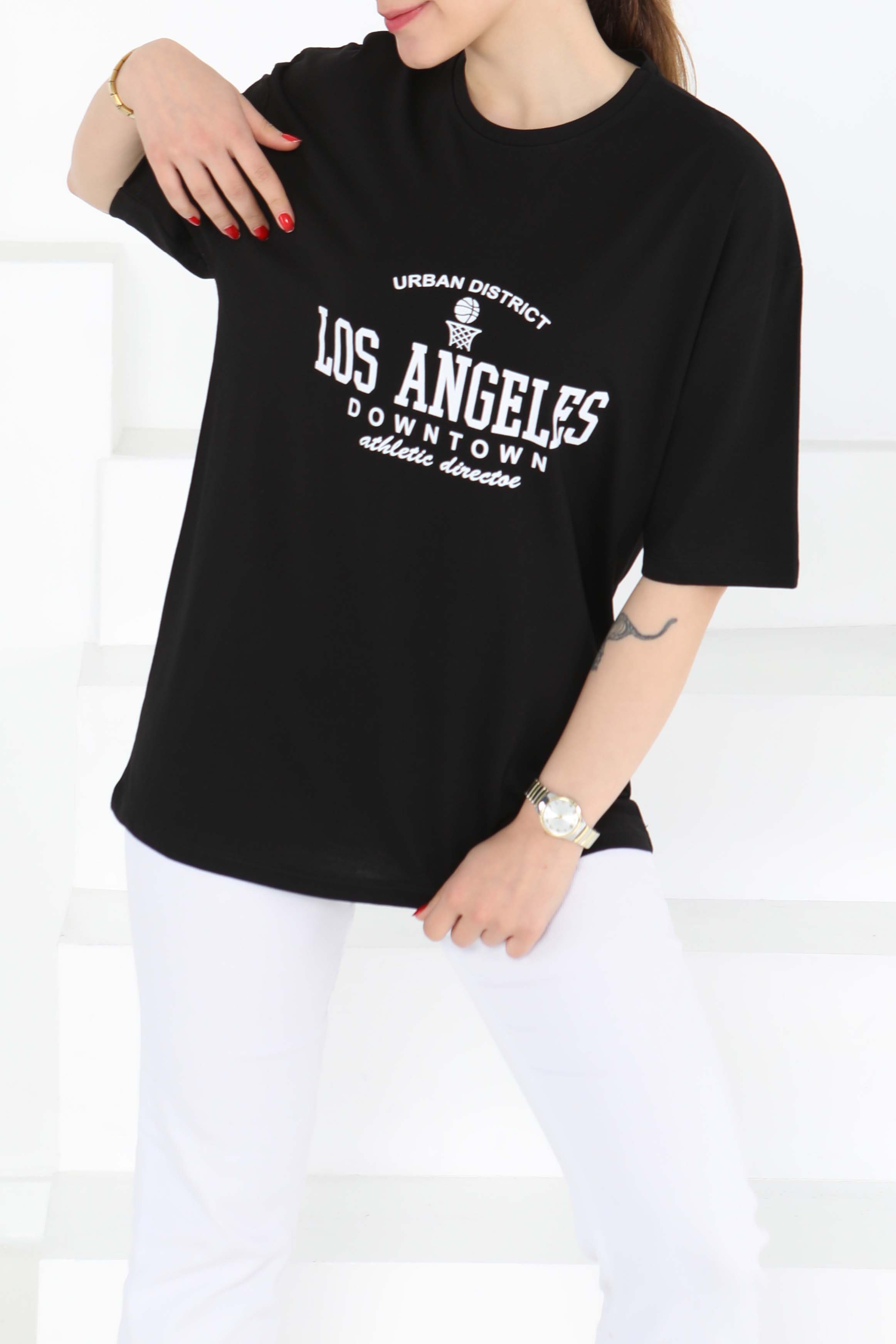 Baskılı Kısa Kollu T-Şhirt - 27128 - 4