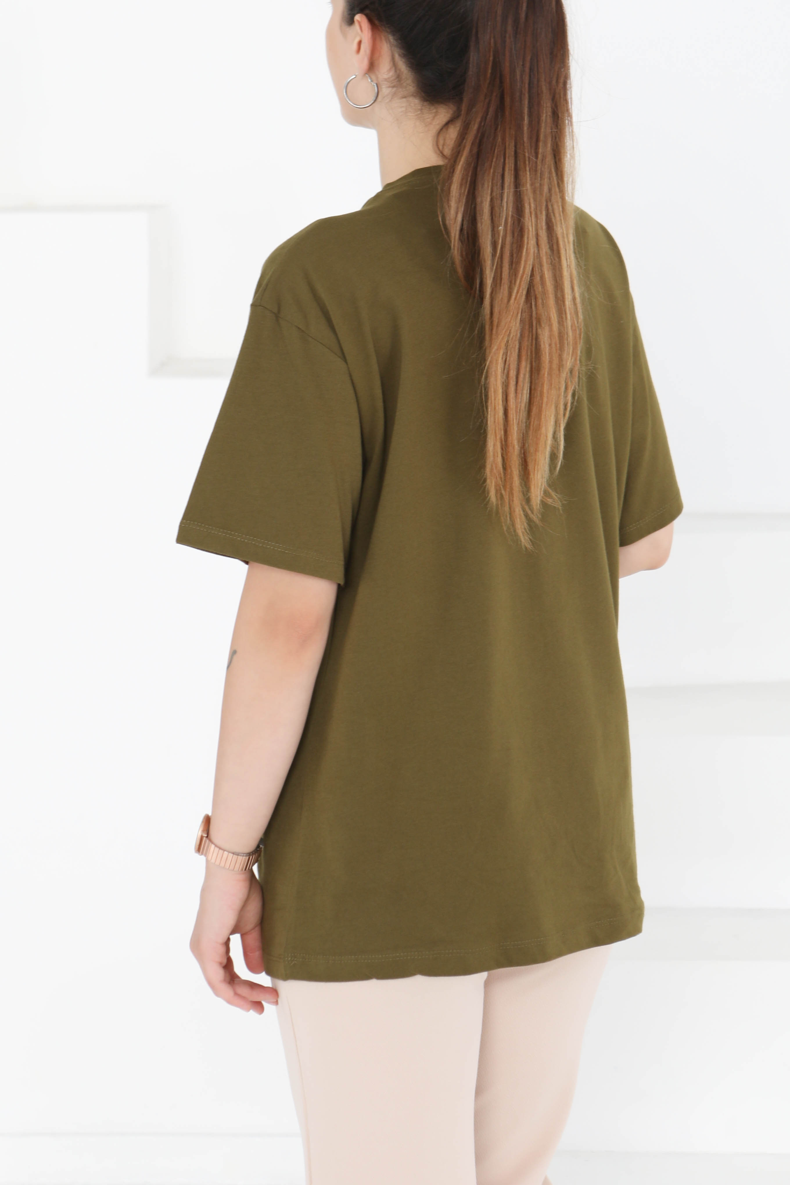 Baskılı Kısa Kollu T-Şhirt - 27349 - 5