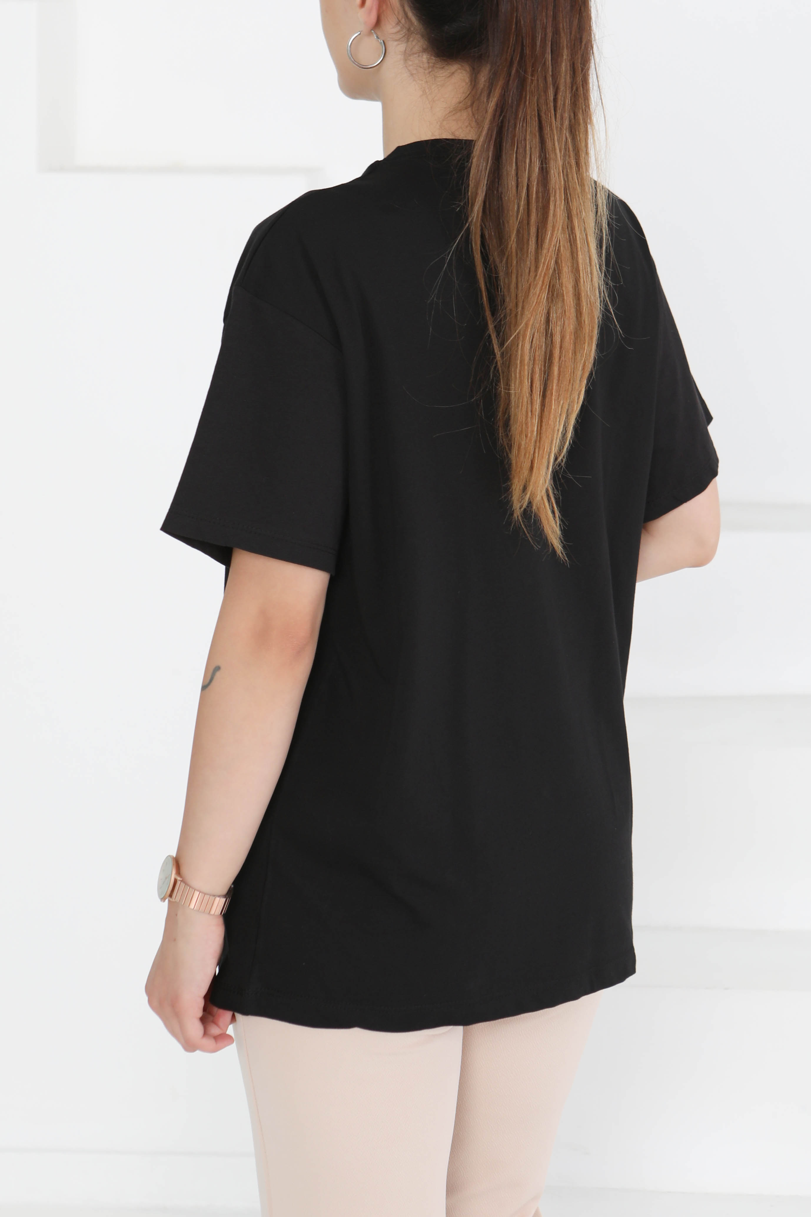 Baskılı Kısa Kollu T-Şhirt - 27349 - 5