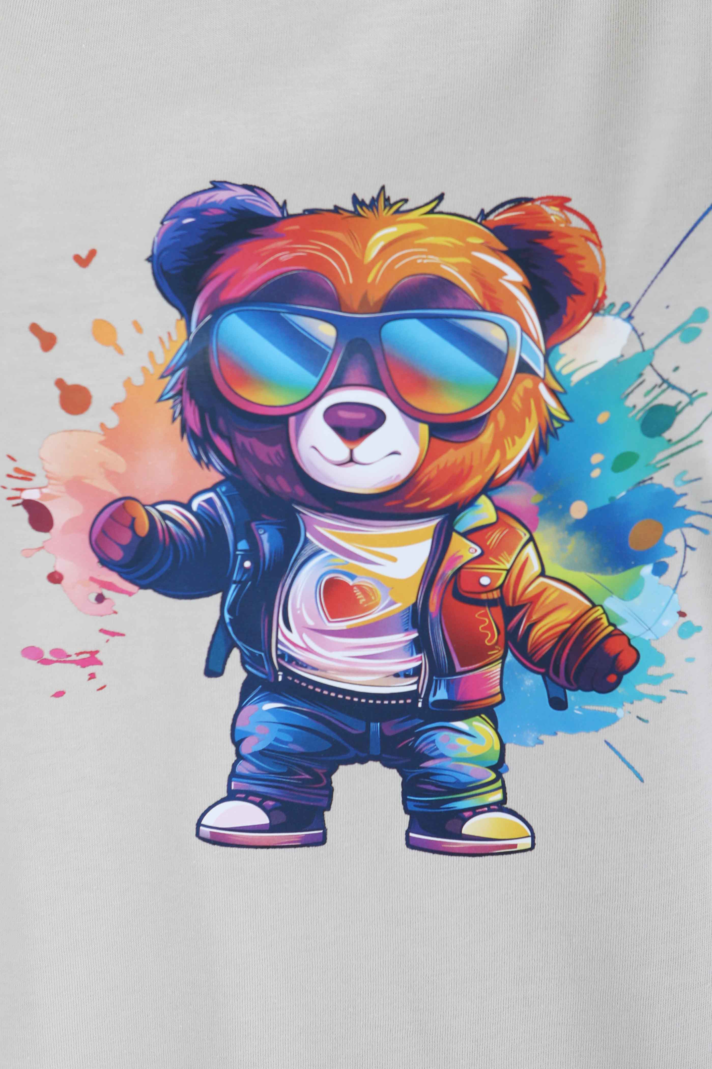 Baskılı Kısa Kollu T-Şhirt - 27349 - 4