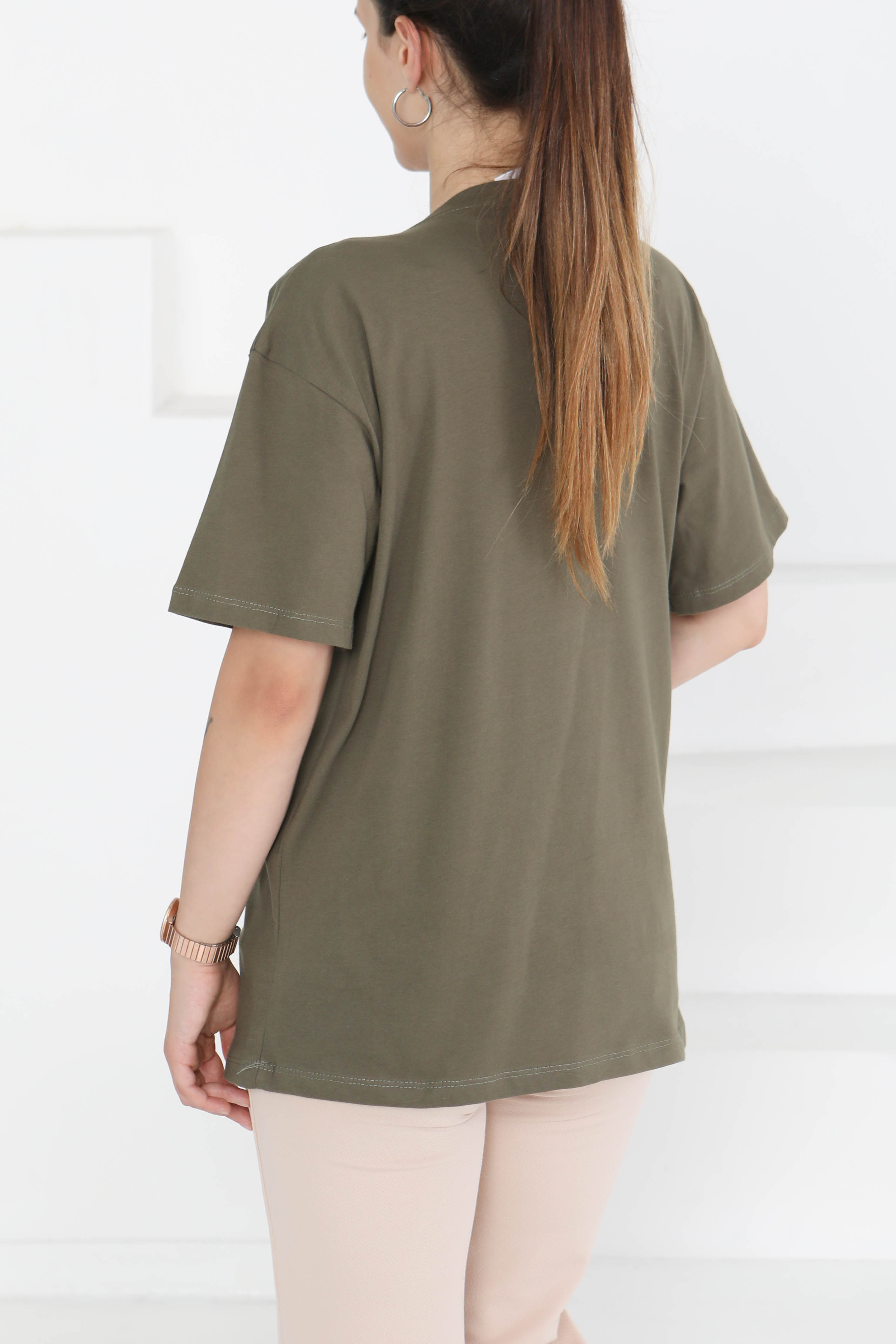 Baskılı Kısa Kollu T-Şhirt - 27350 - 5
