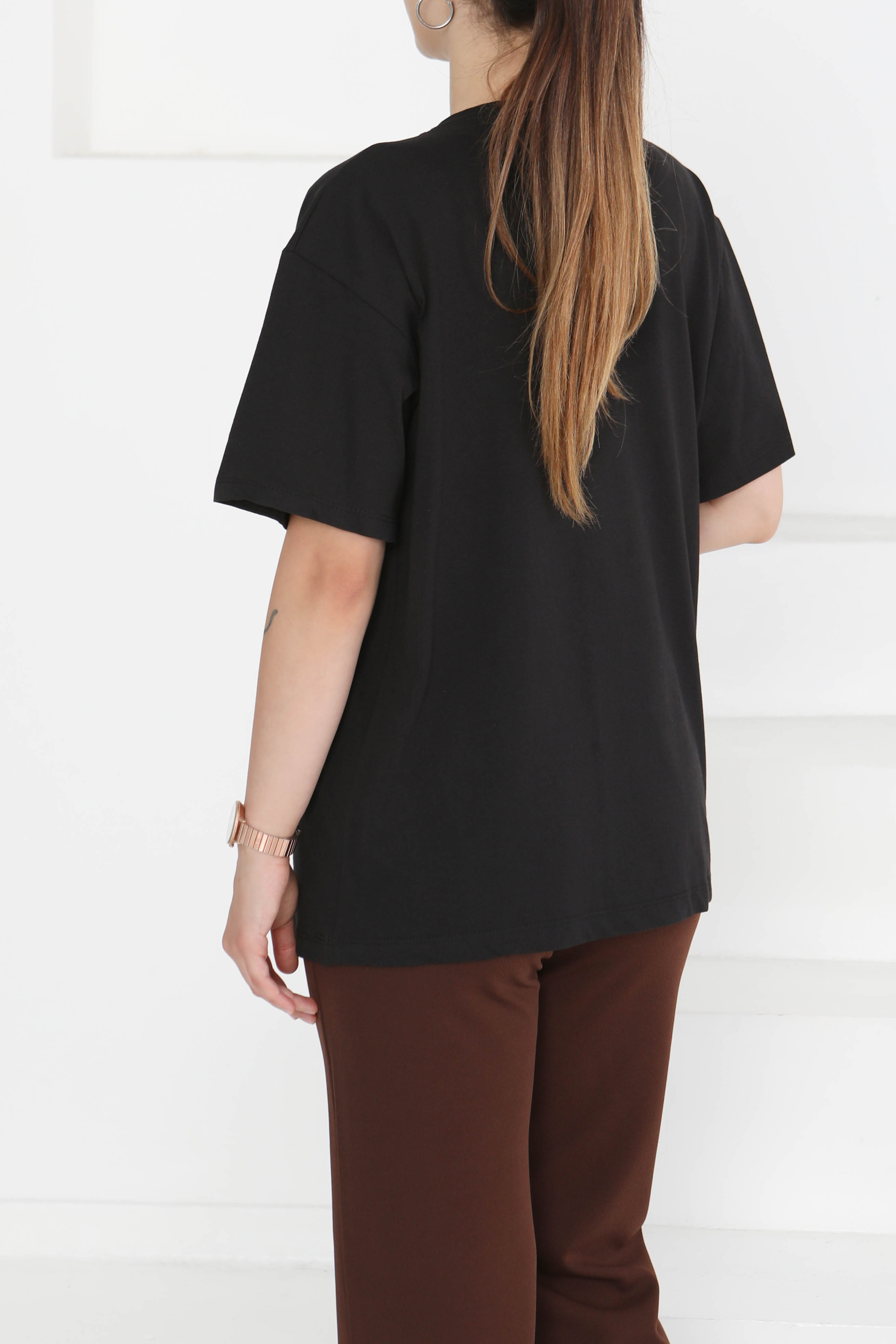 Baskılı Kısa Kollu T-Şhirt - 27350 - 4