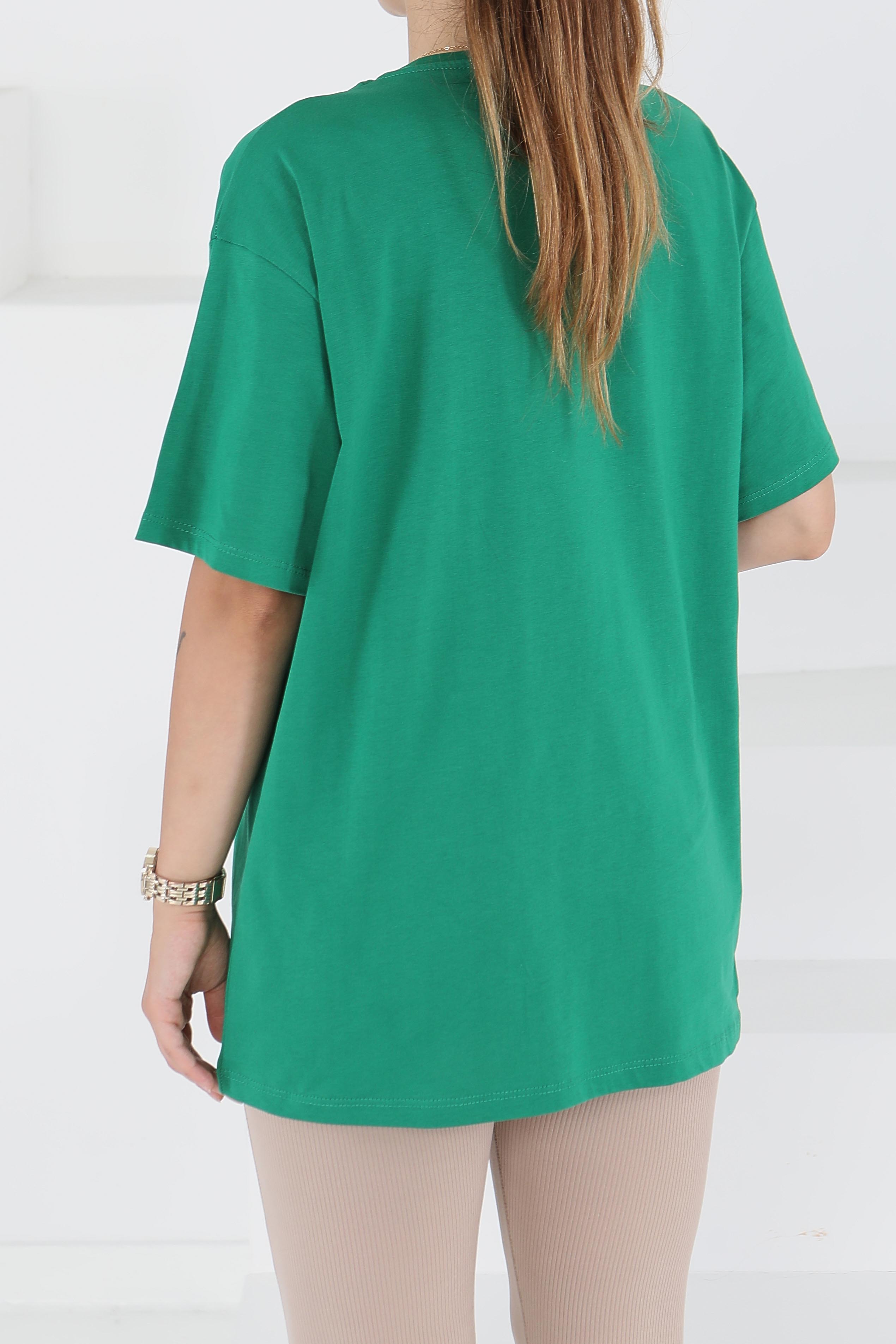Baskılı Kısa Kollu T-Şhirt - 27500 - 4