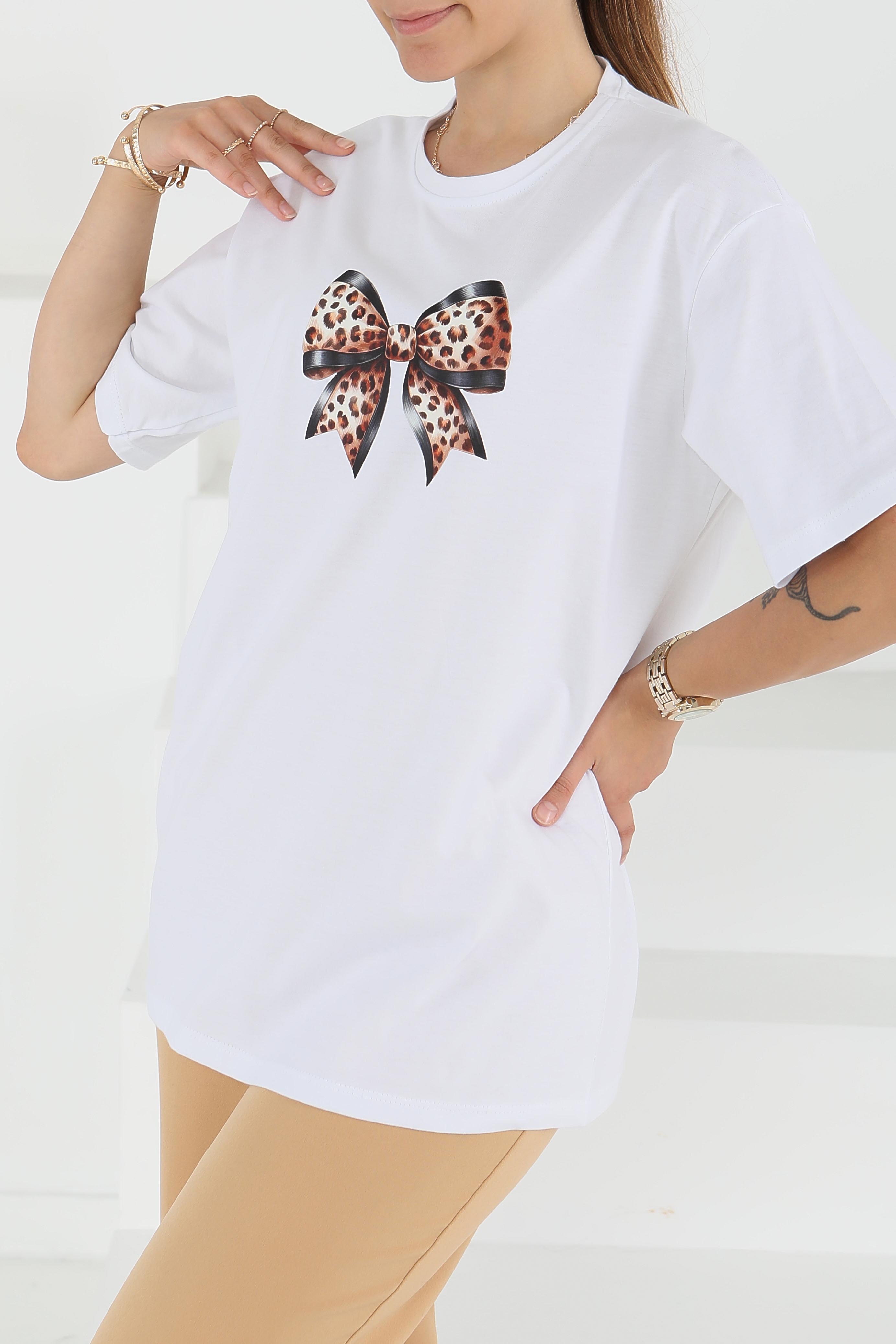 Baskılı Kısa Kollu T-Şhirt - 27501 - 3