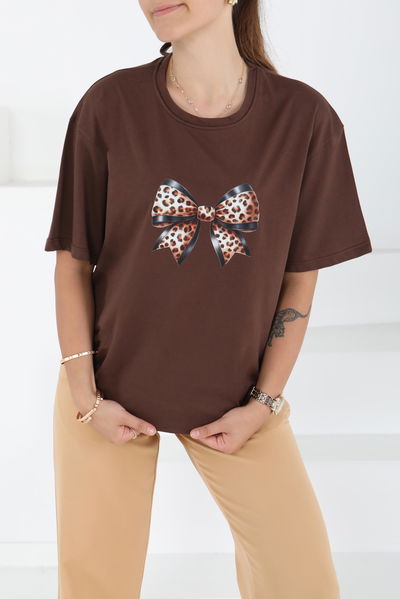 Baskılı Kısa Kollu T-Şhirt - 27501 