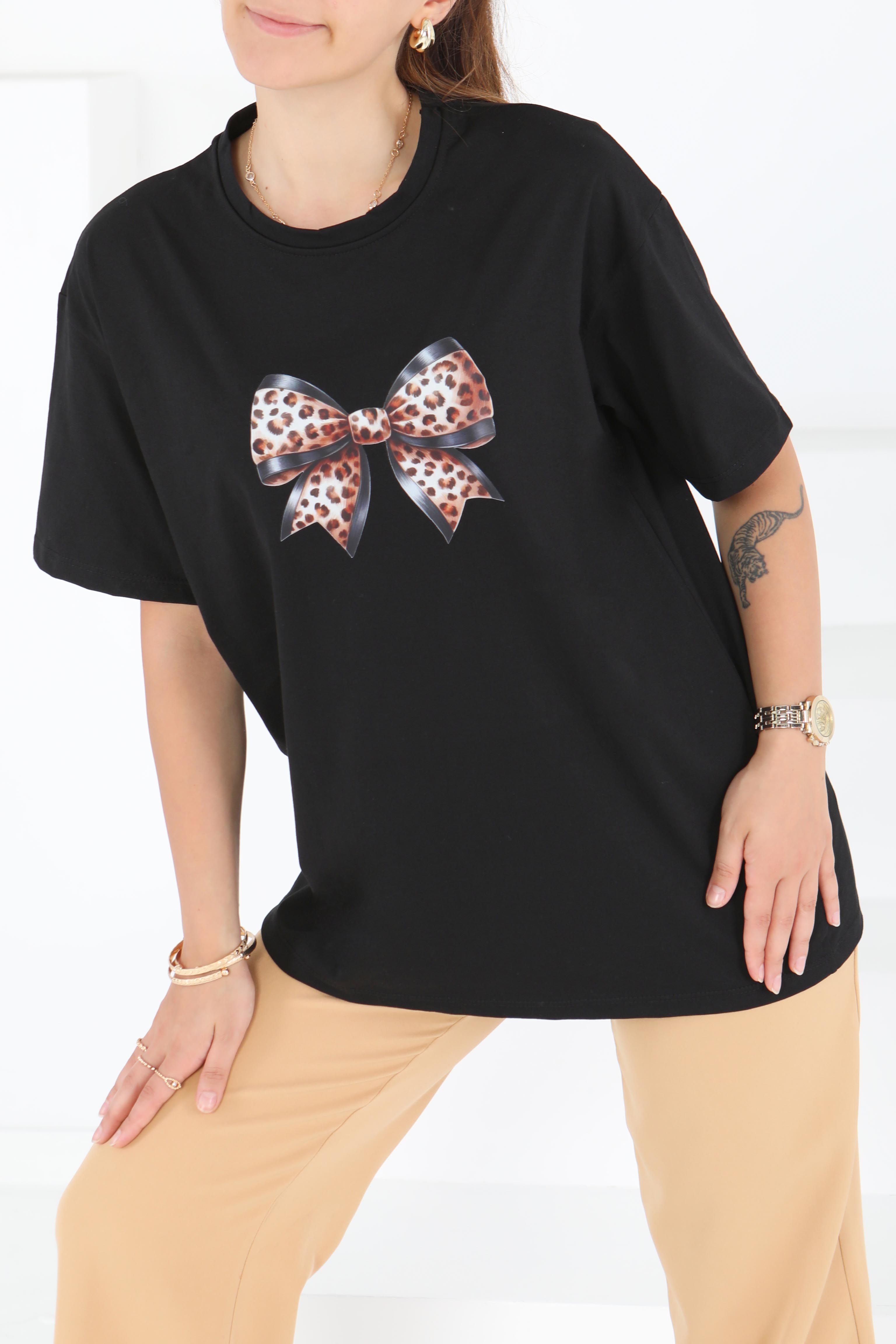 Baskılı Kısa Kollu T-Şhirt - 27501 - 2