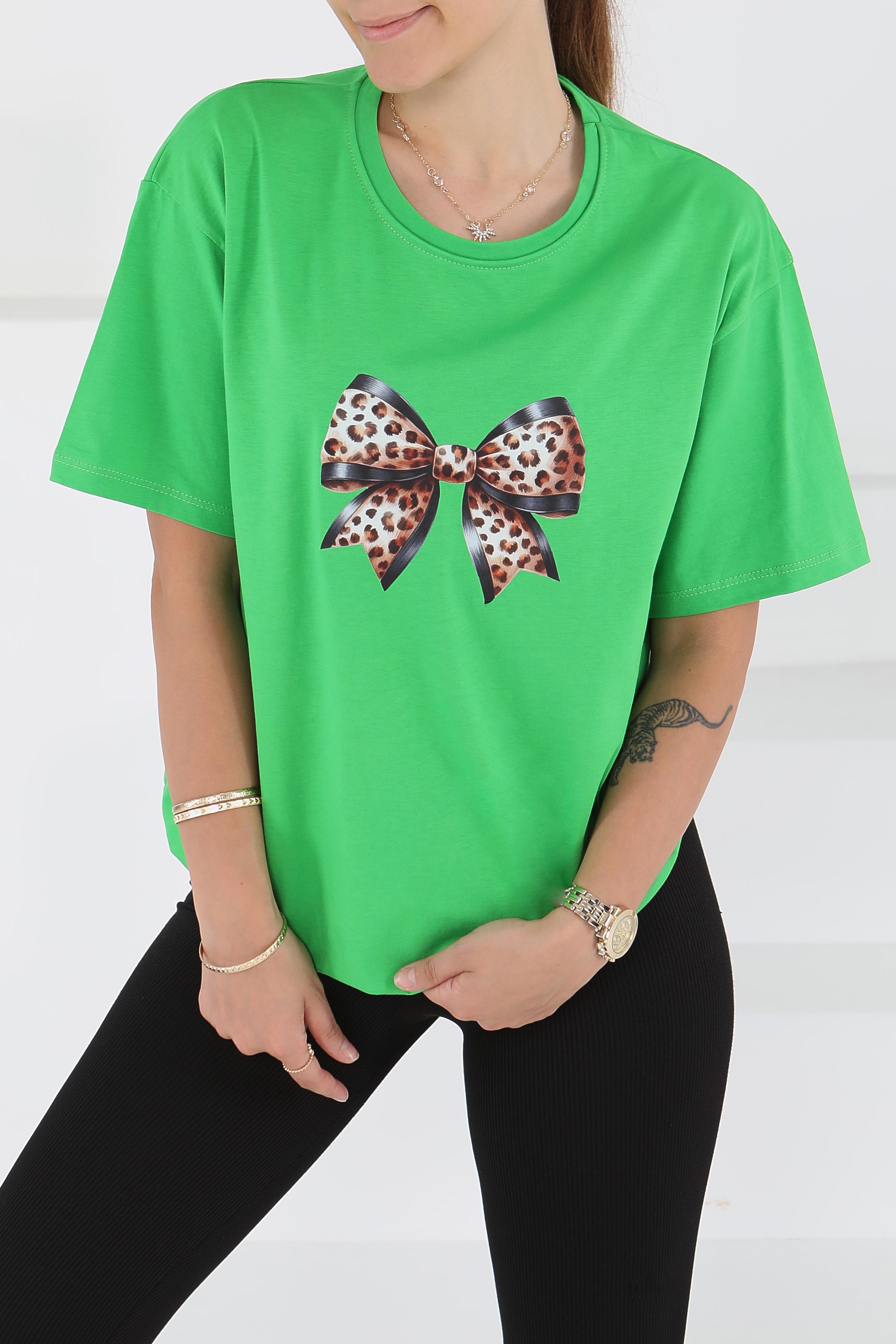 Baskılı Kısa Kollu T-Şhirt - 27501 - 2
