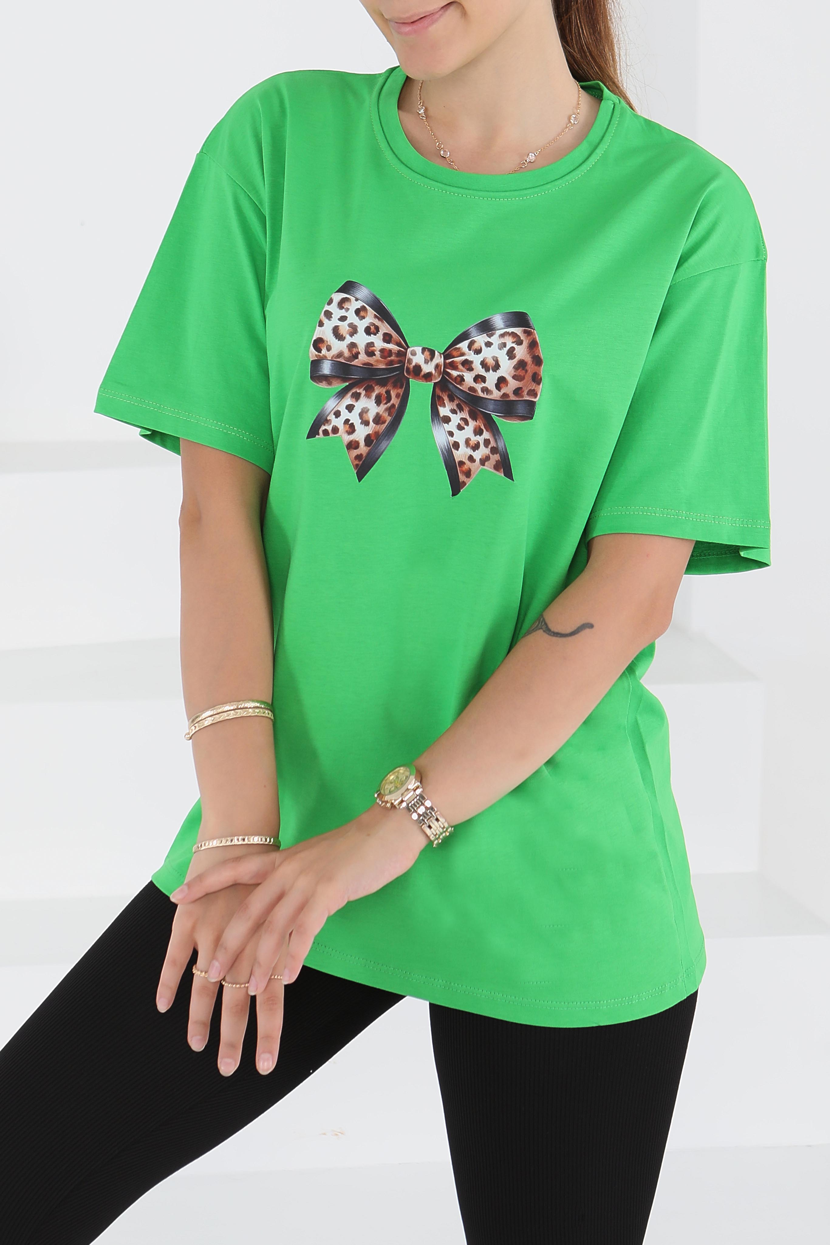 Baskılı Kısa Kollu T-Şhirt - 27501 - 3