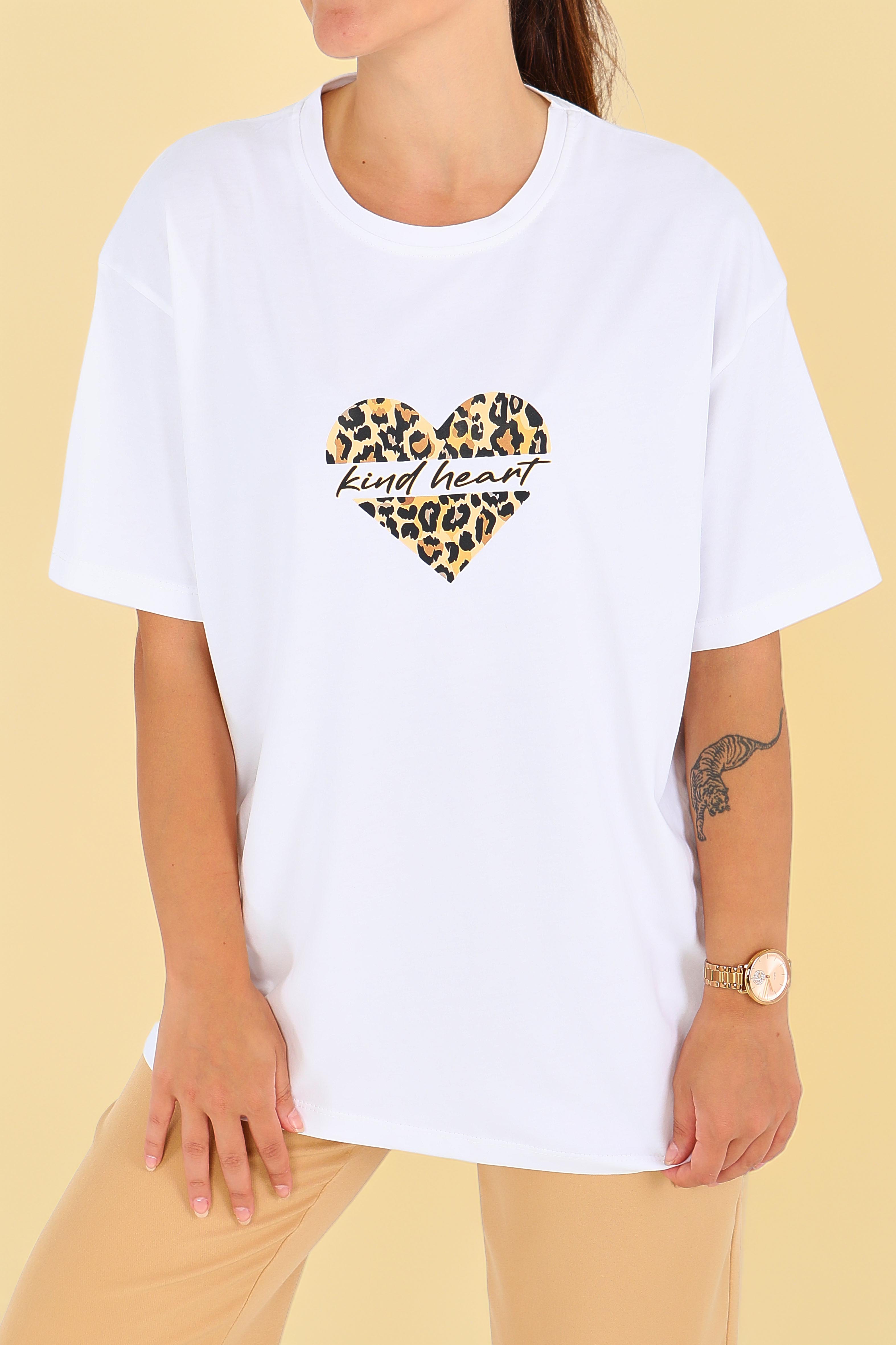 Baskılı Kısa Kollu T-Şhirt - 27546 - 4