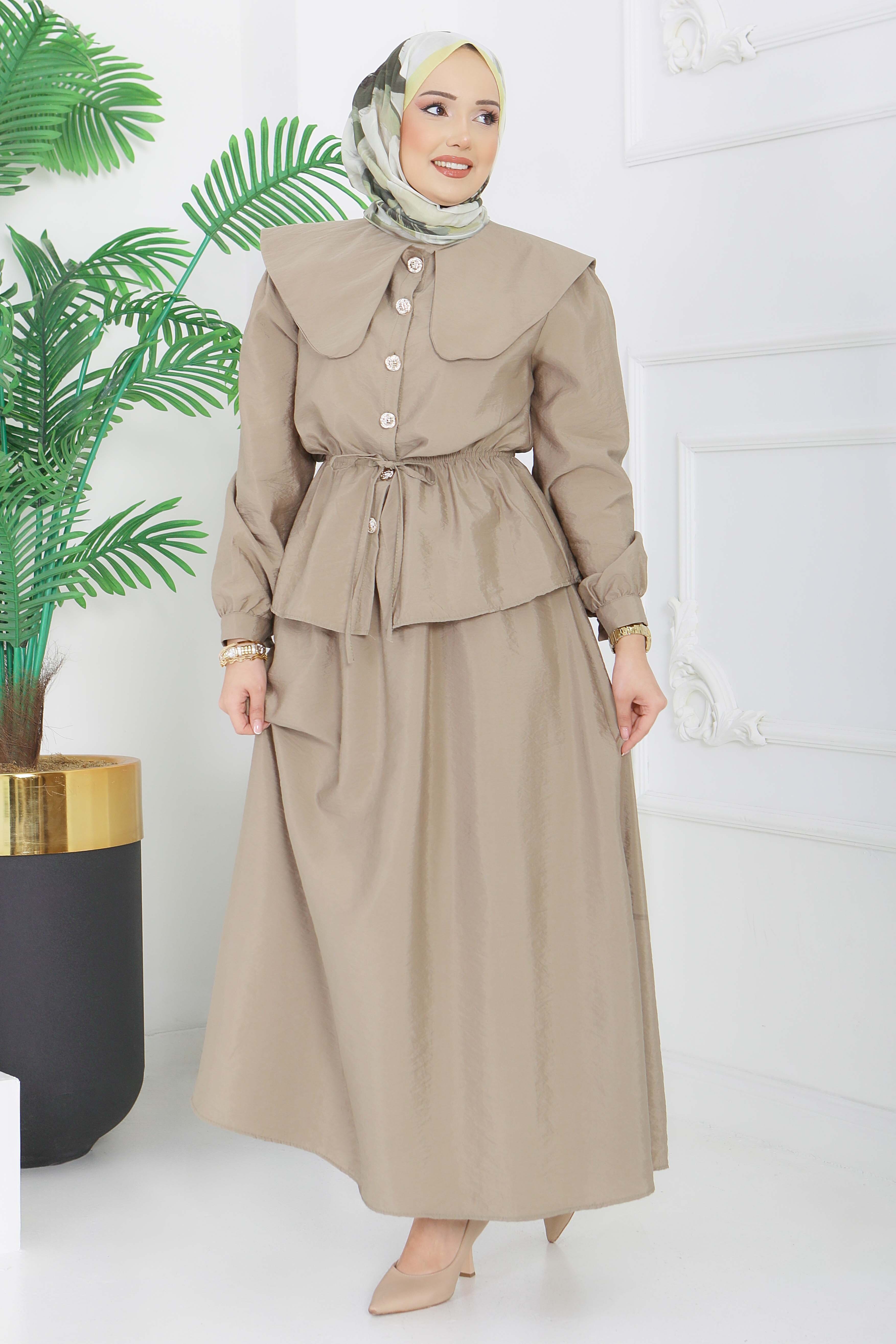 Belde Bağcık Detaylı Paraşüt Takım - 28395-HAKI - 3