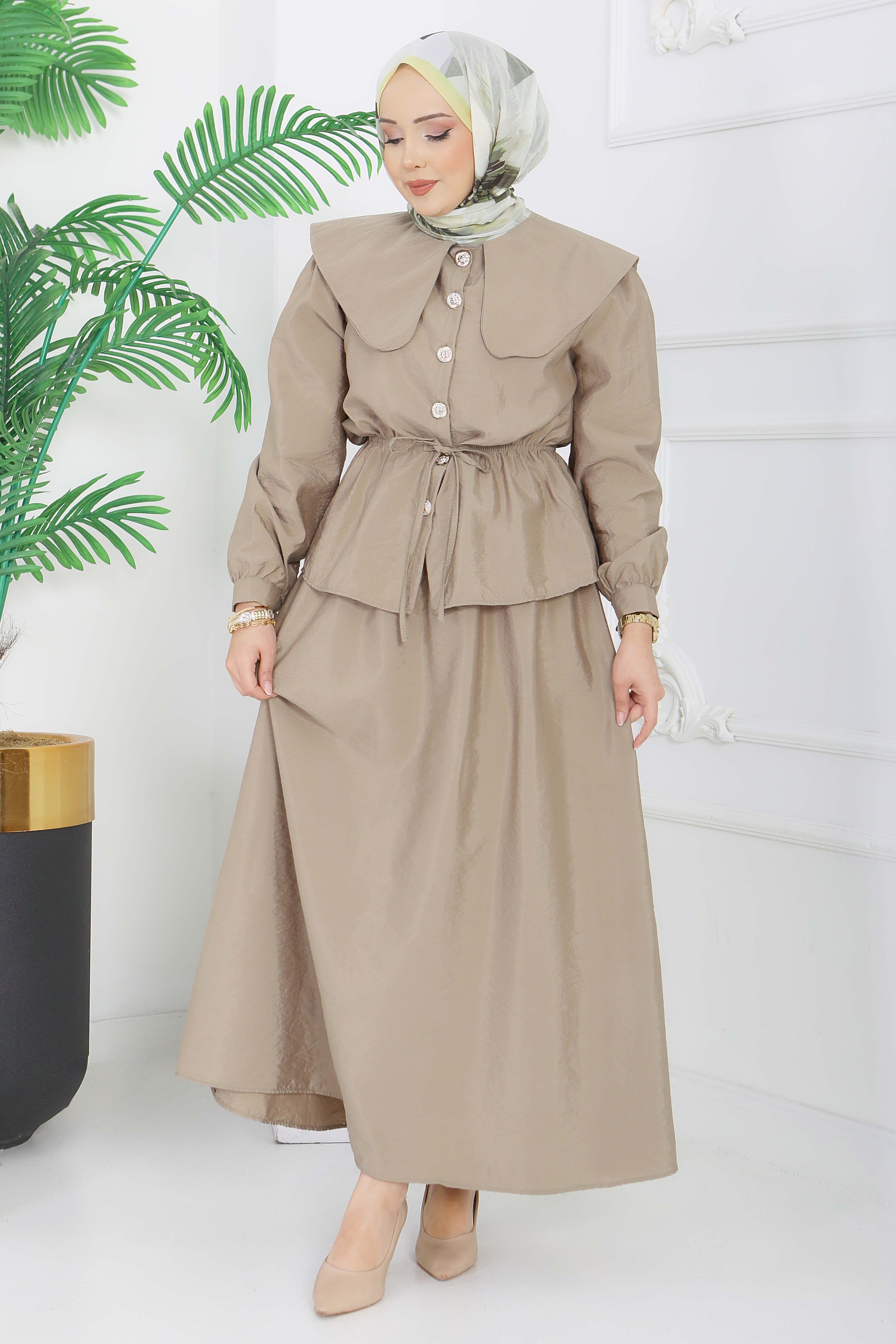 Belde Bağcık Detaylı Paraşüt Takım - 28395-HAKI - 1